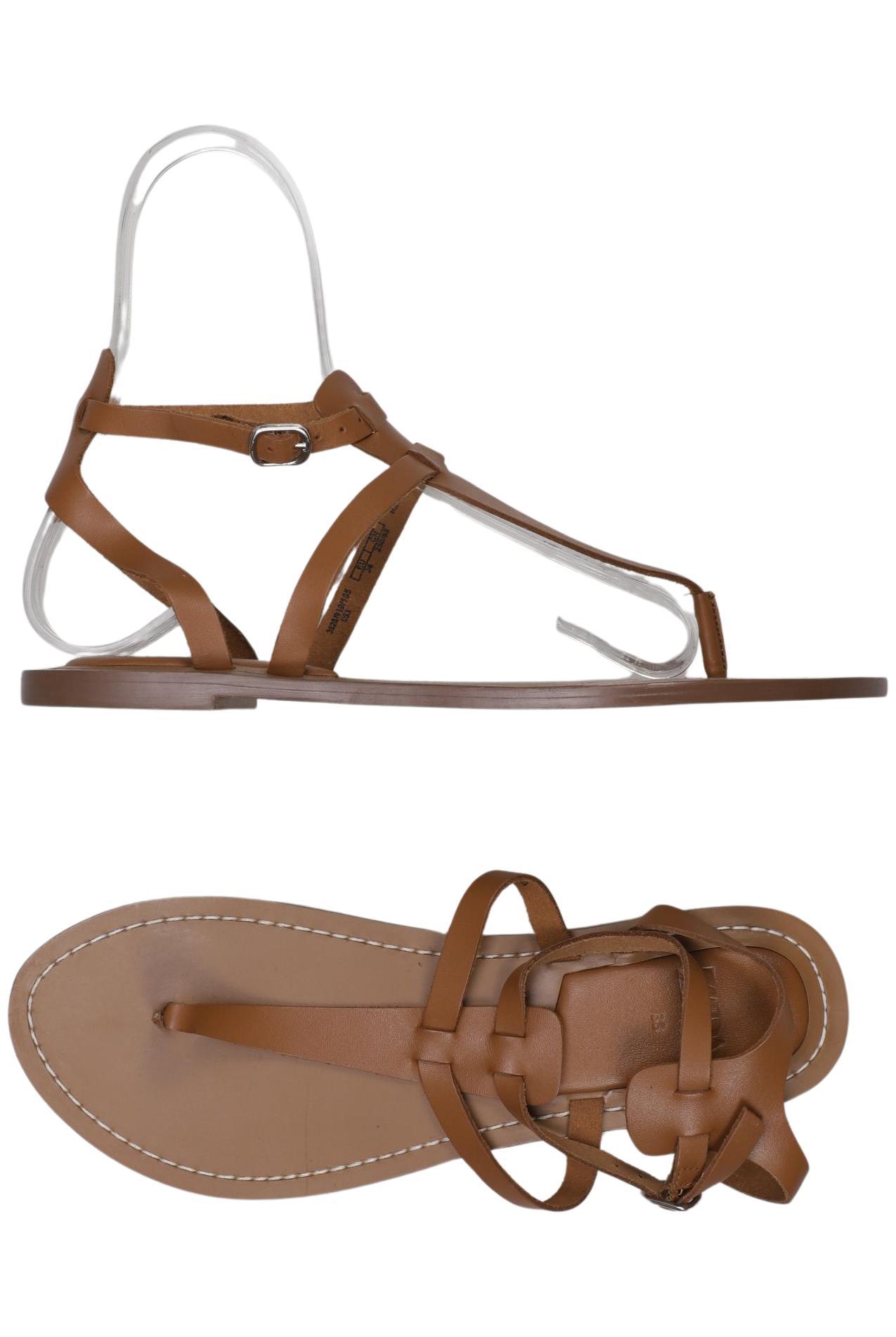 

Zara Damen Sandale, braun, Gr. 38