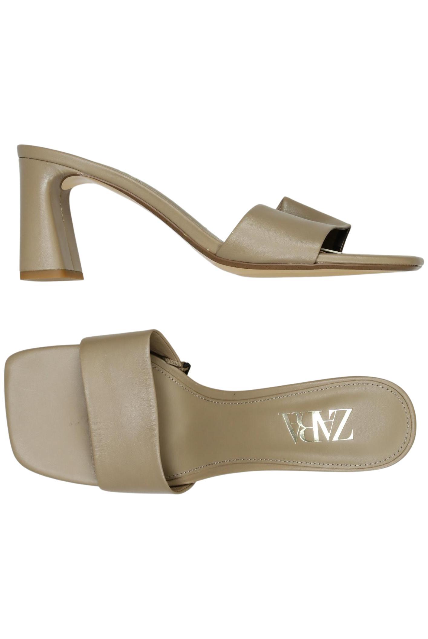 

Zara Damen Sandale, beige, Gr. 41