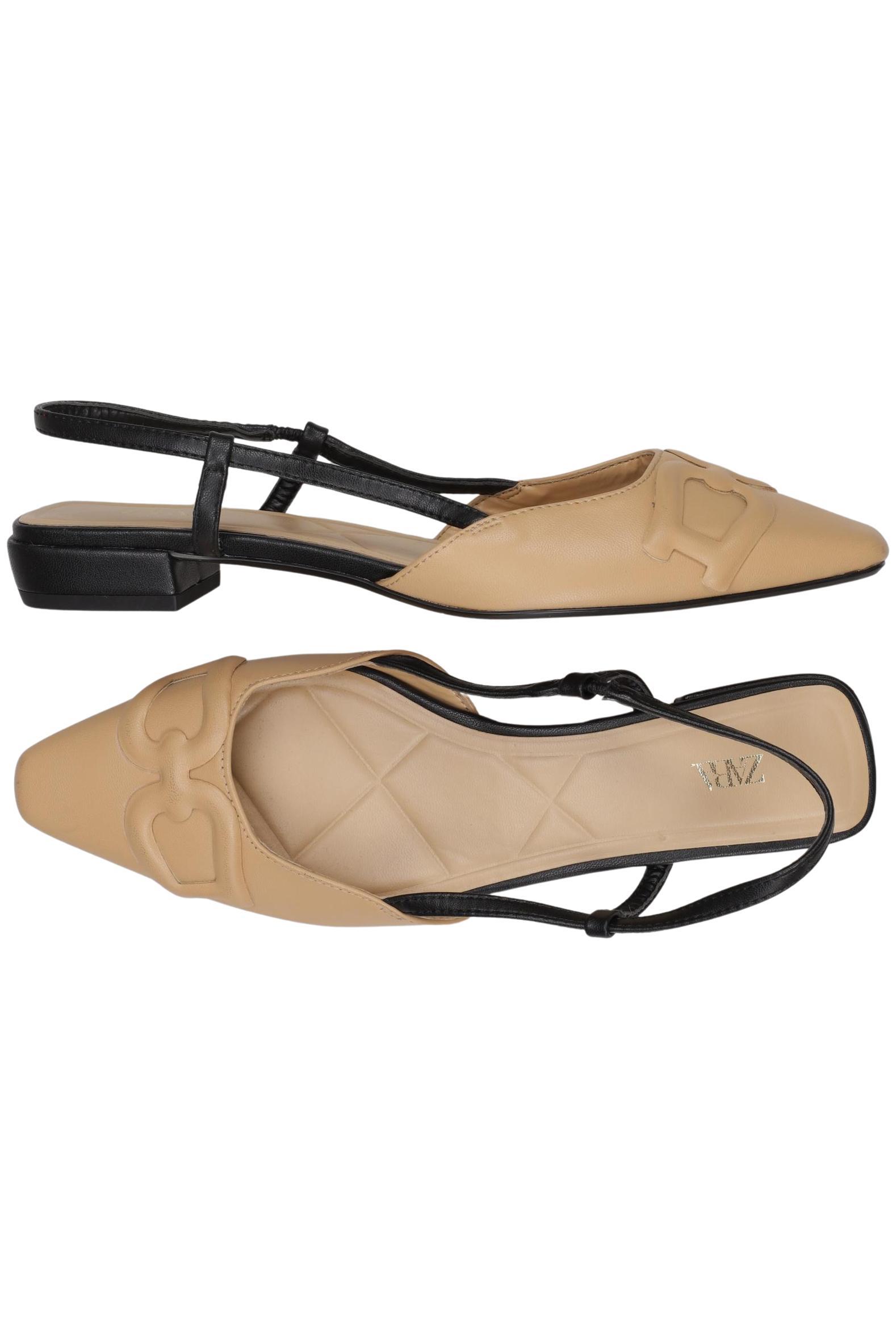 

Zara Damen Sandale, beige, Gr. 38