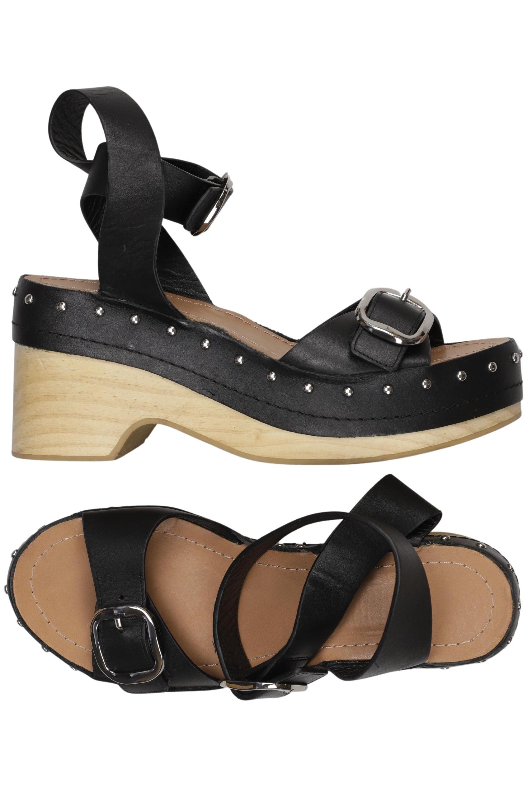 

Zara Damen Sandale, schwarz, Gr. 37