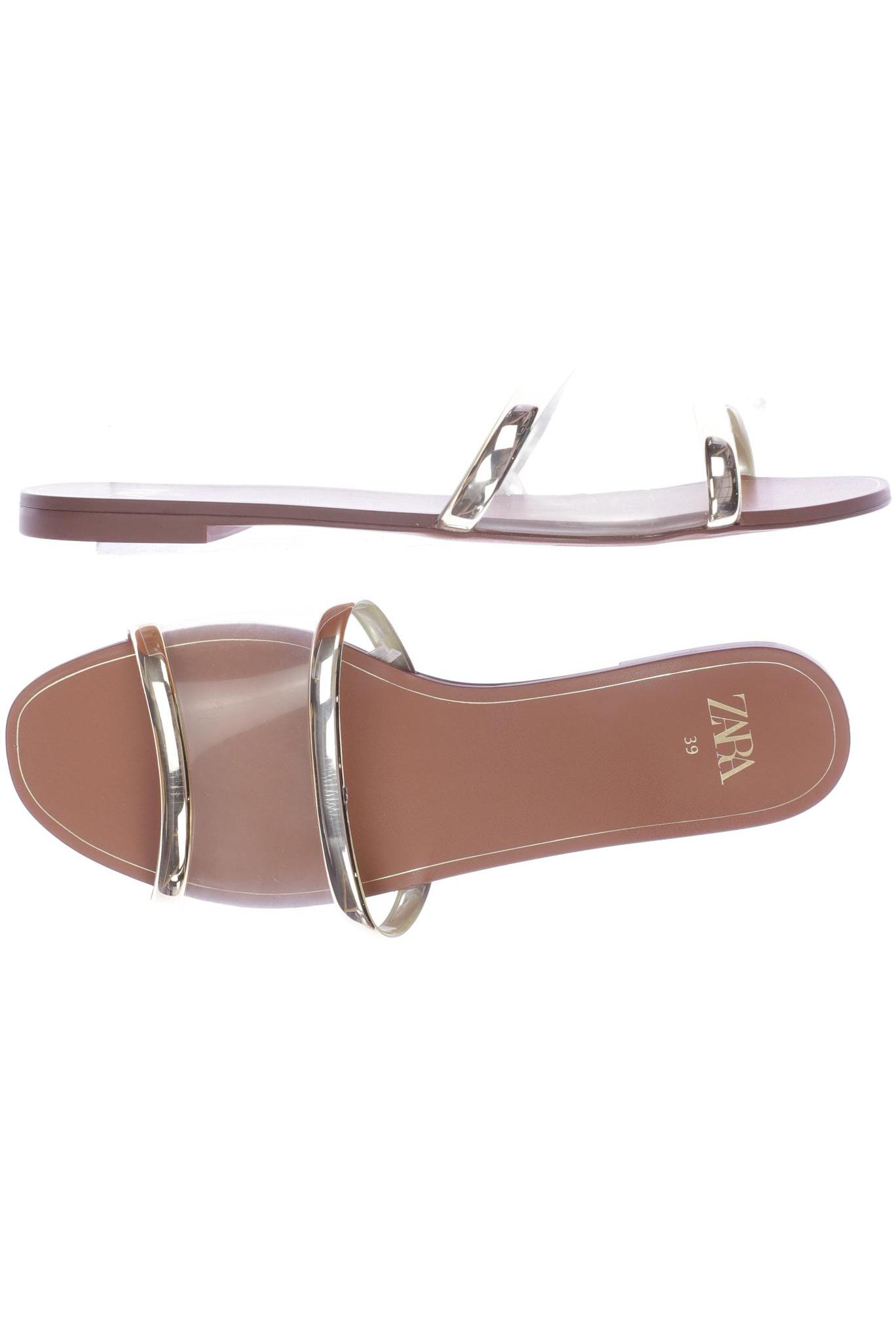 

Zara Damen Sandale, gold, Gr. 39