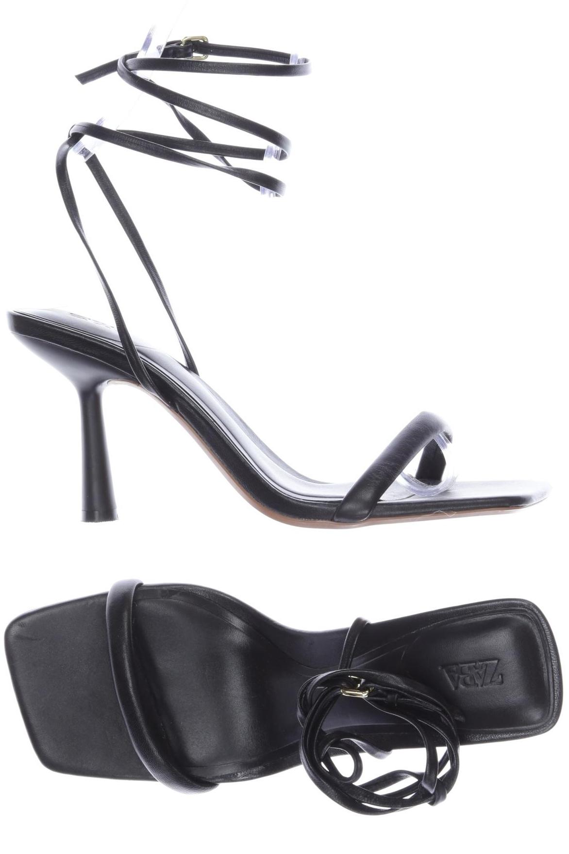 

Zara Damen Sandale, schwarz, Gr. 36