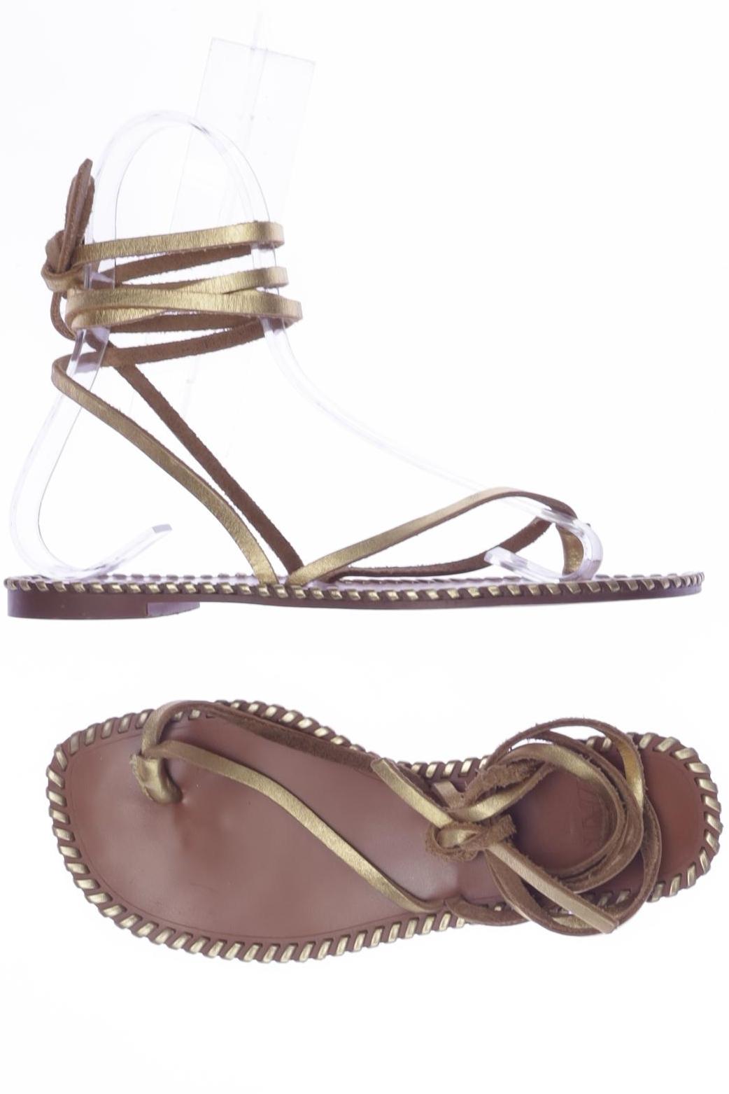 

Zara Damen Sandale, gold, Gr. 37