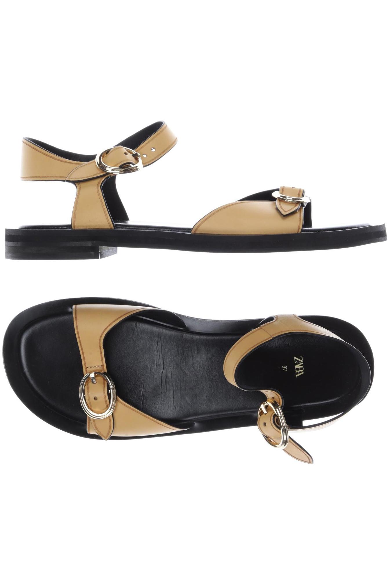 

Zara Damen Sandale, beige, Gr. 37