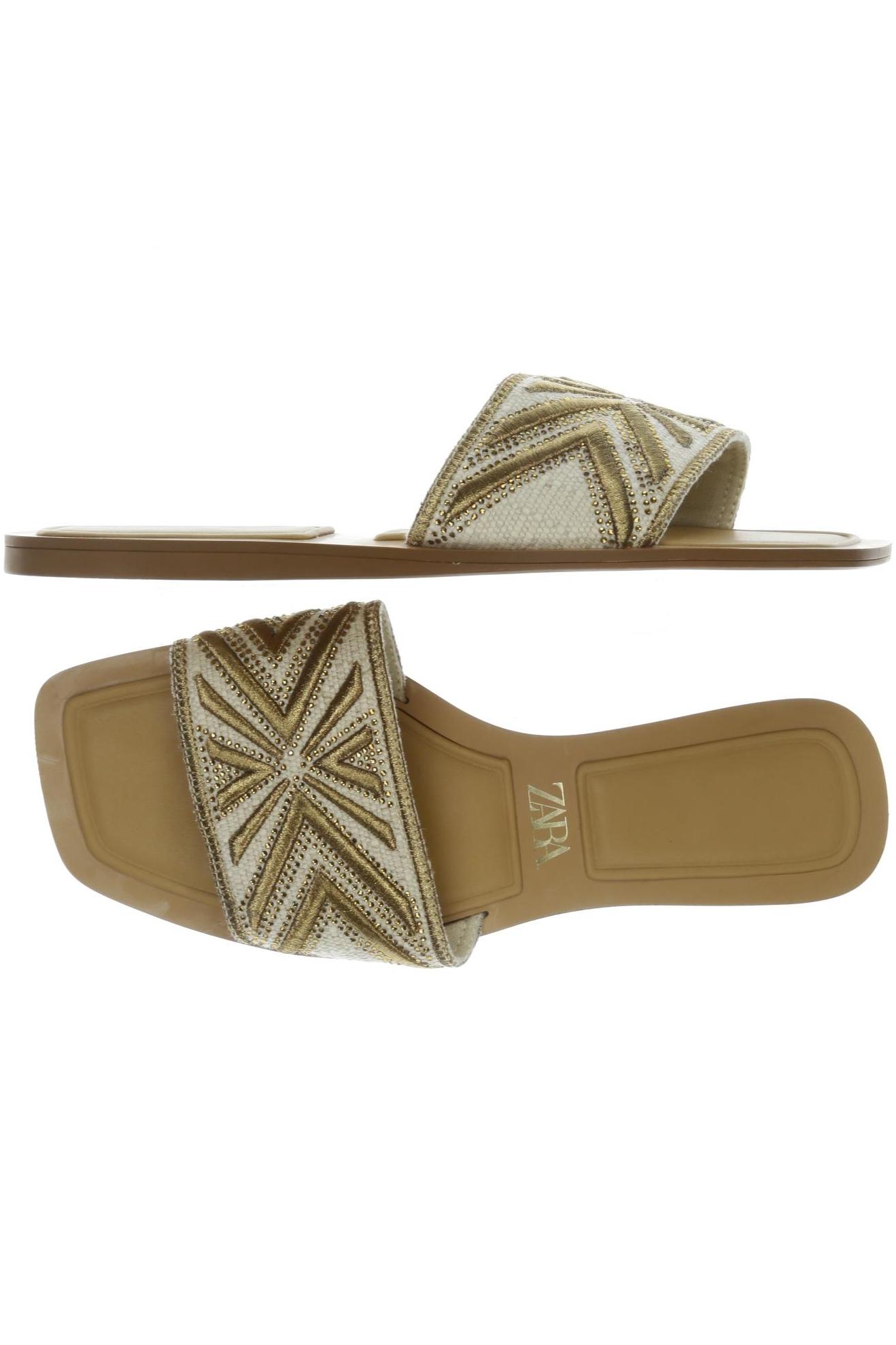 

Zara Damen Sandale, beige, Gr. 37