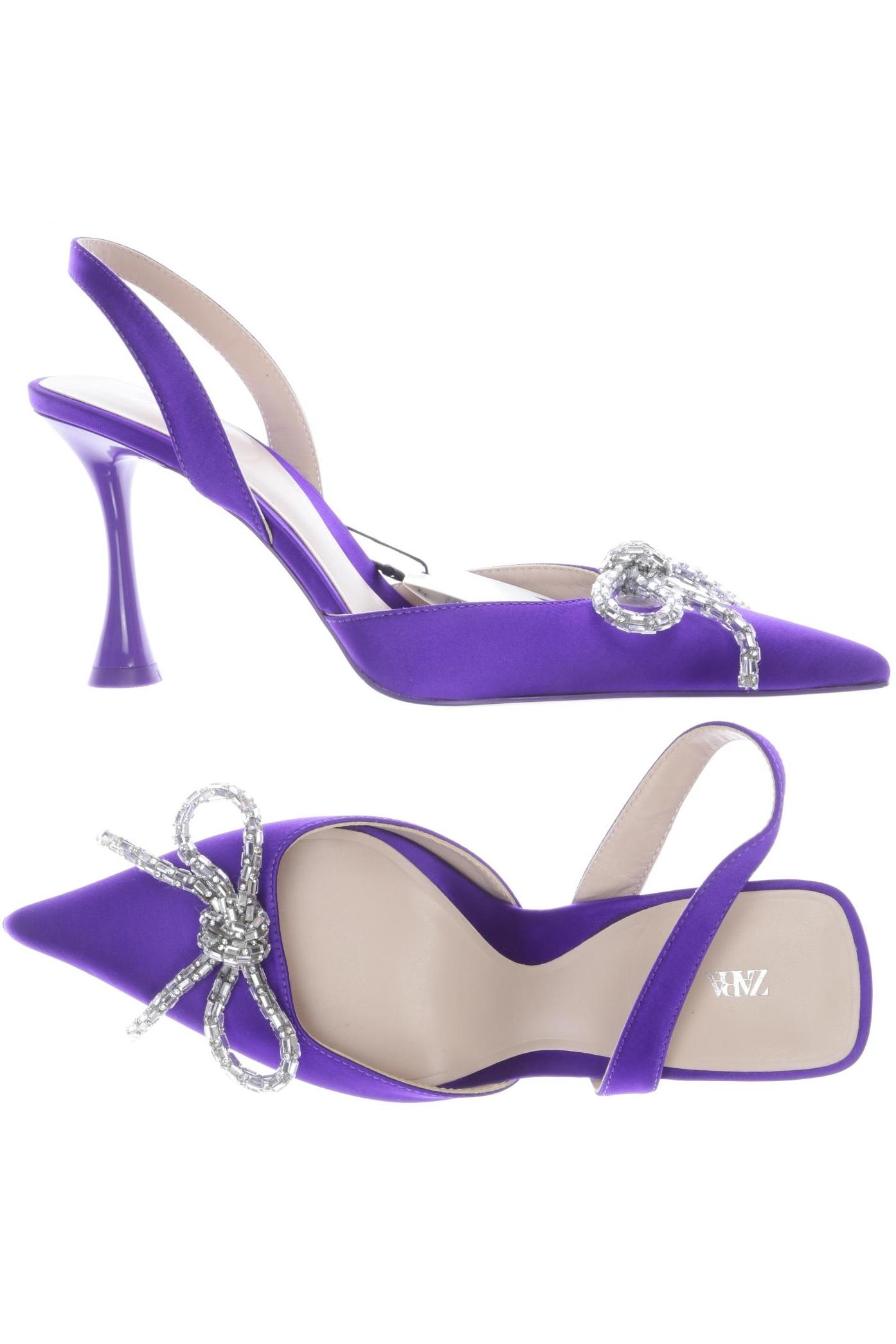 

Zara Damen Sandale, flieder, Gr. 39
