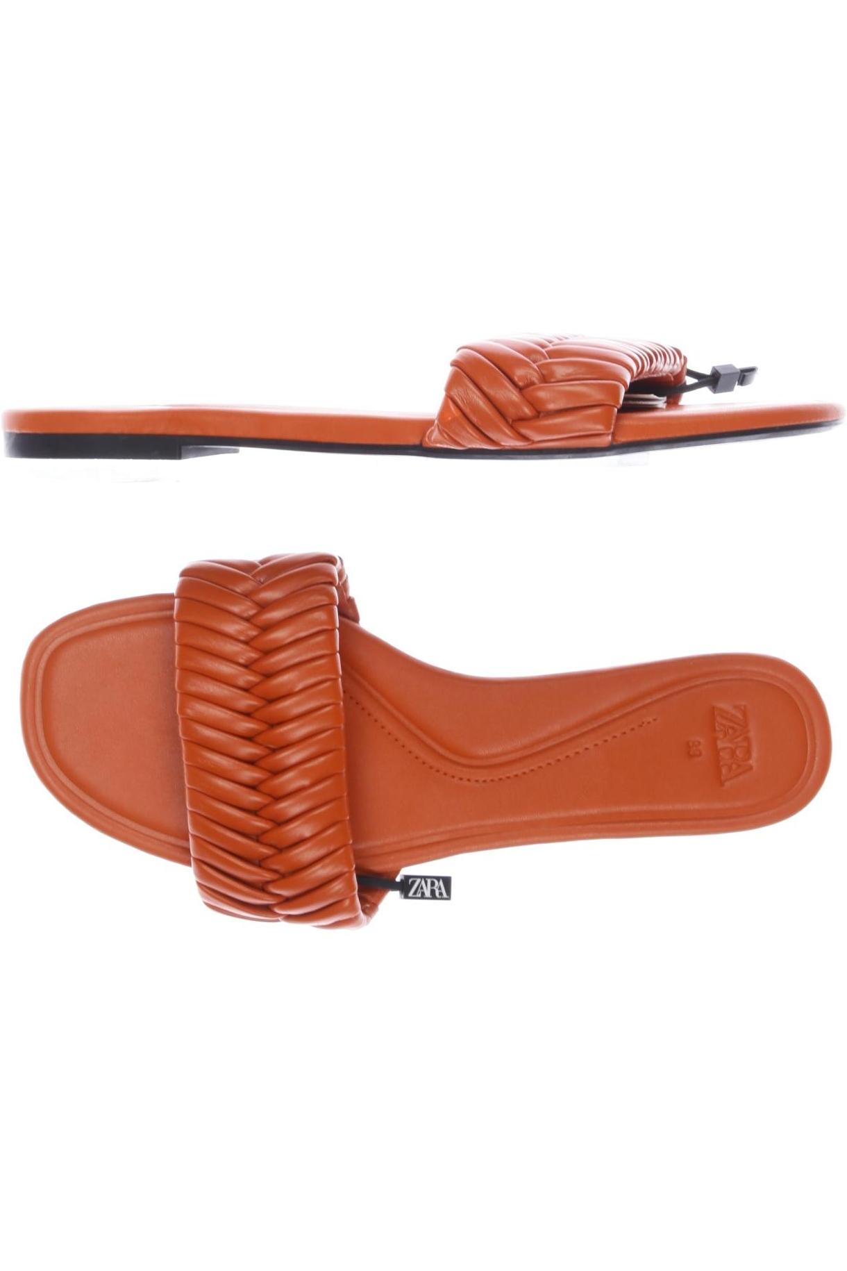 

Zara Damen Sandale, orange, Gr. 38