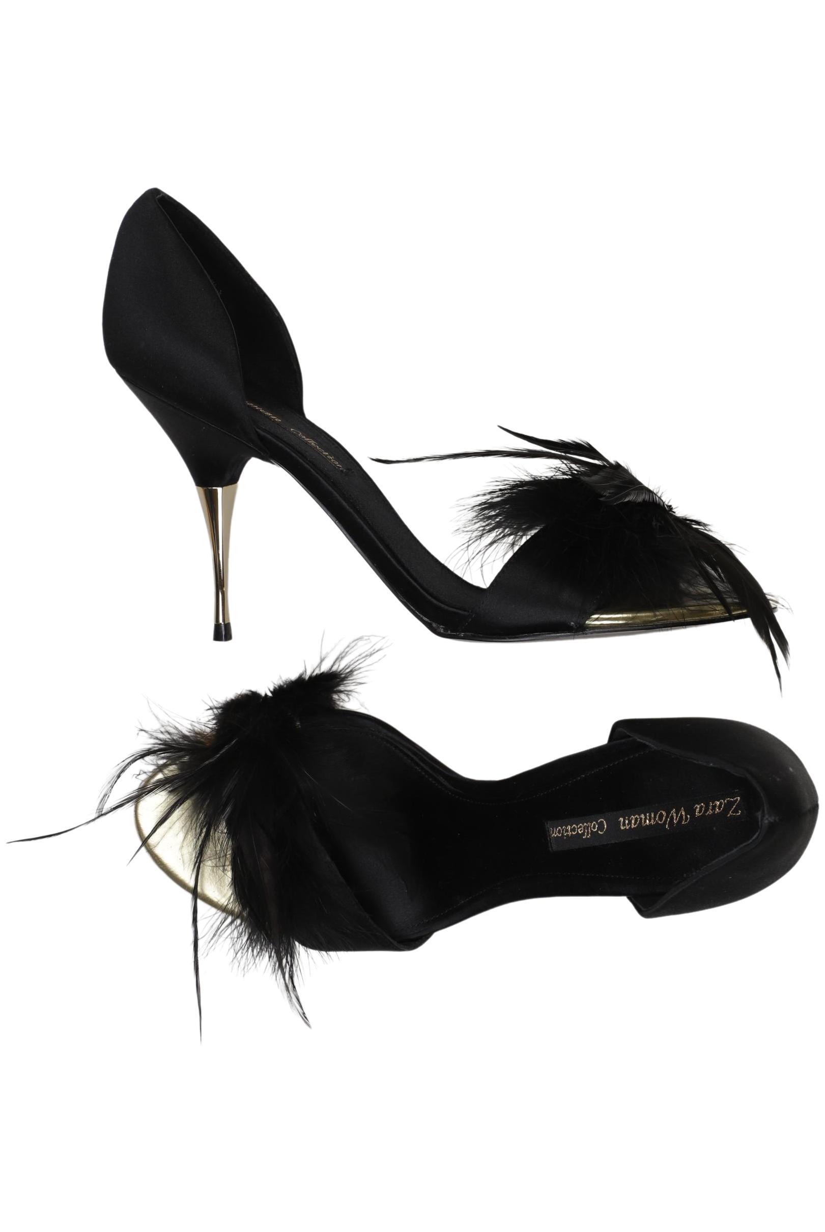 

Zara Damen Sandale, schwarz, Gr. 38