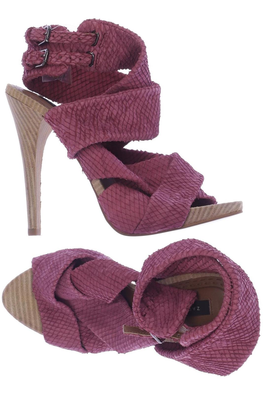 

ZARA Damen Sandale, pink