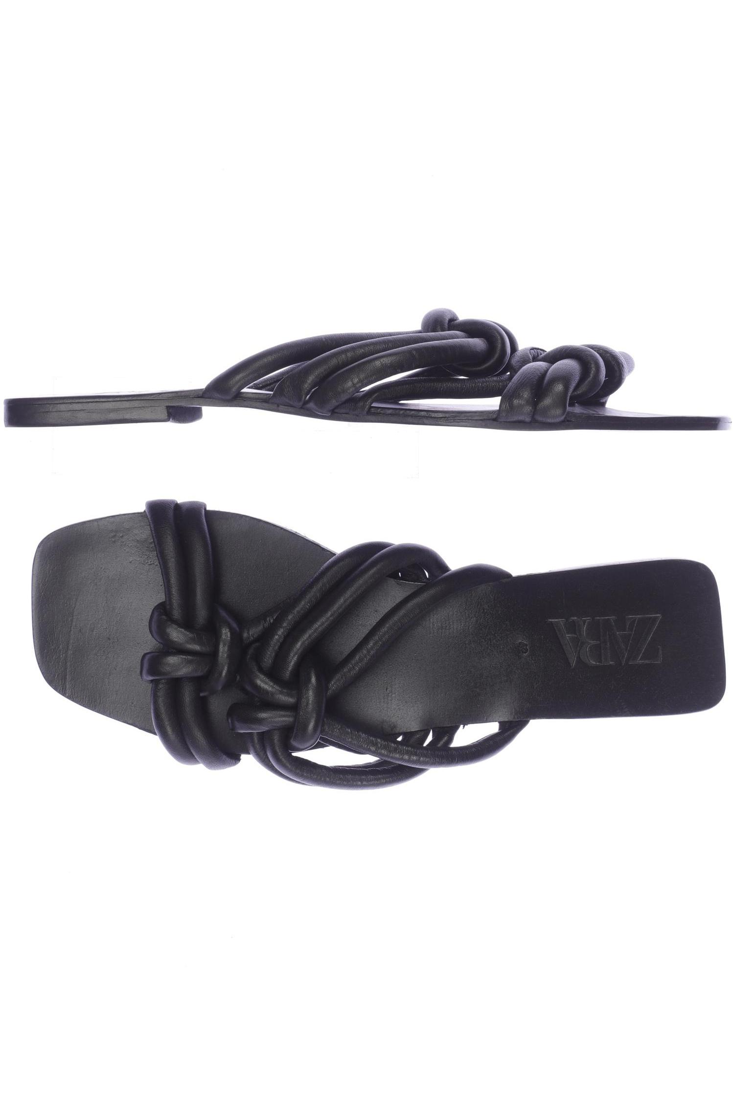 

Zara Damen Sandale, schwarz, Gr. 42