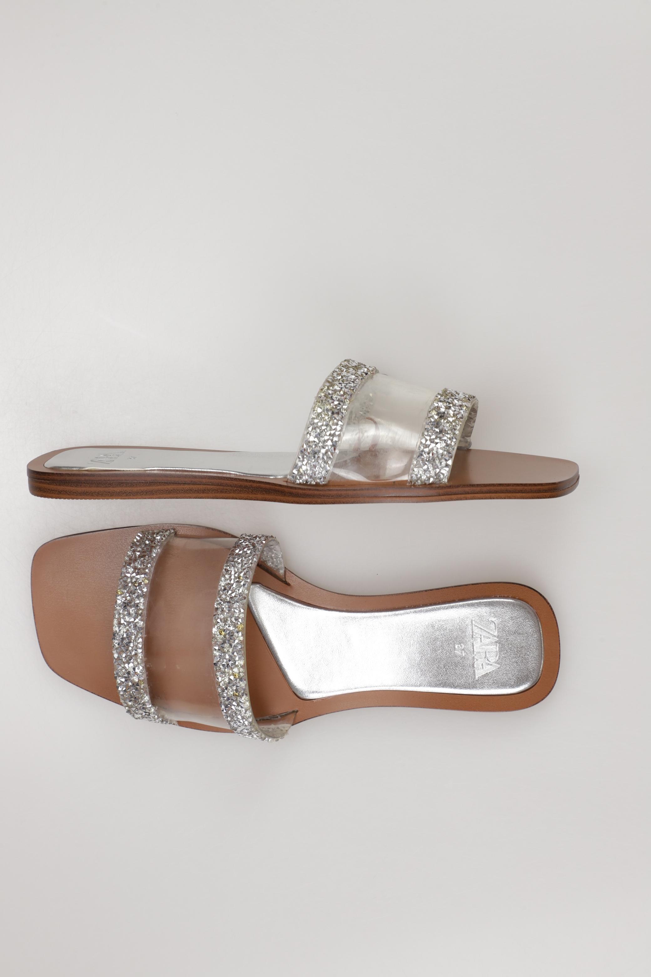 

Zara Damen Sandale, weiß, Gr. 37