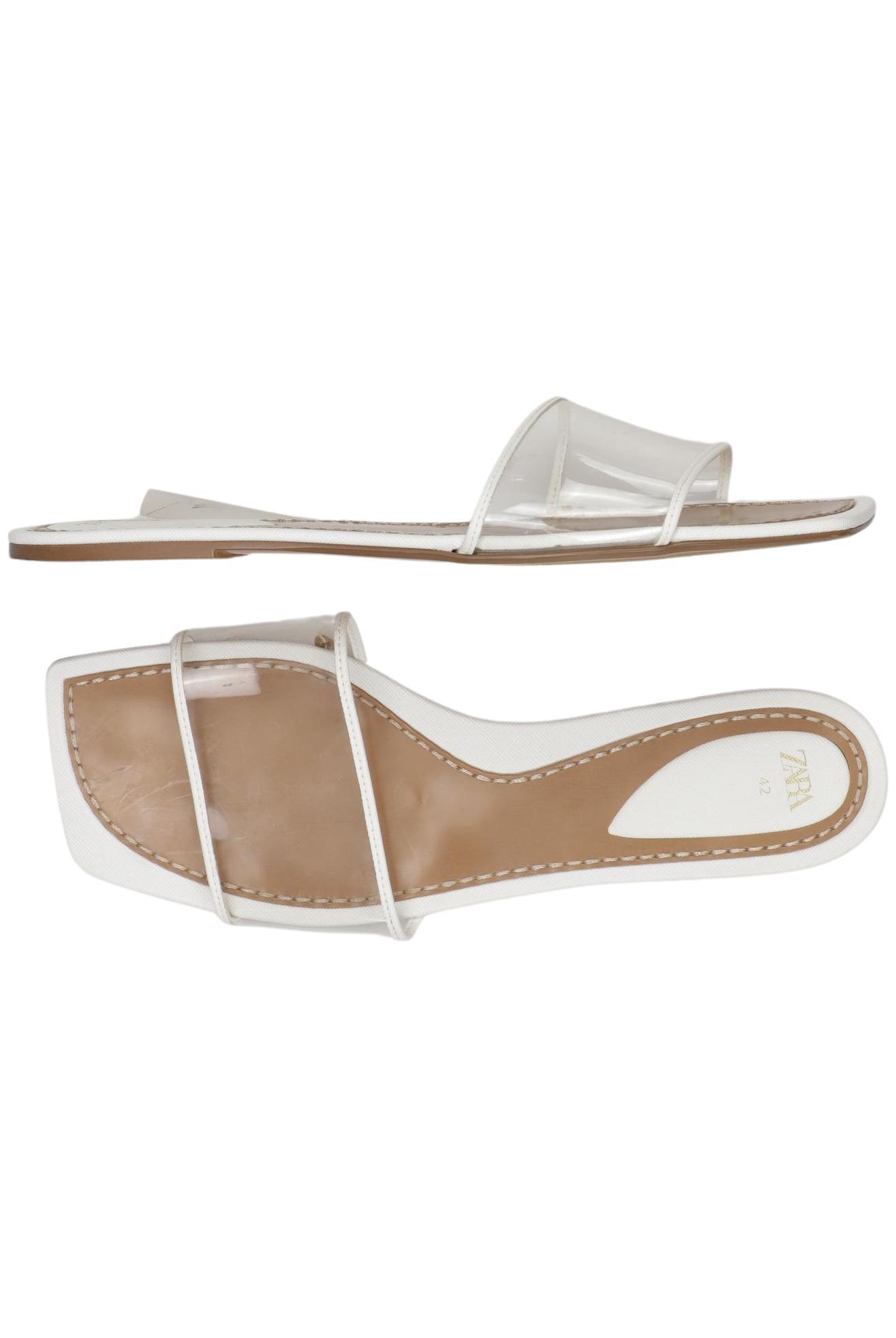 

Zara Damen Sandale, weiß, Gr. 42