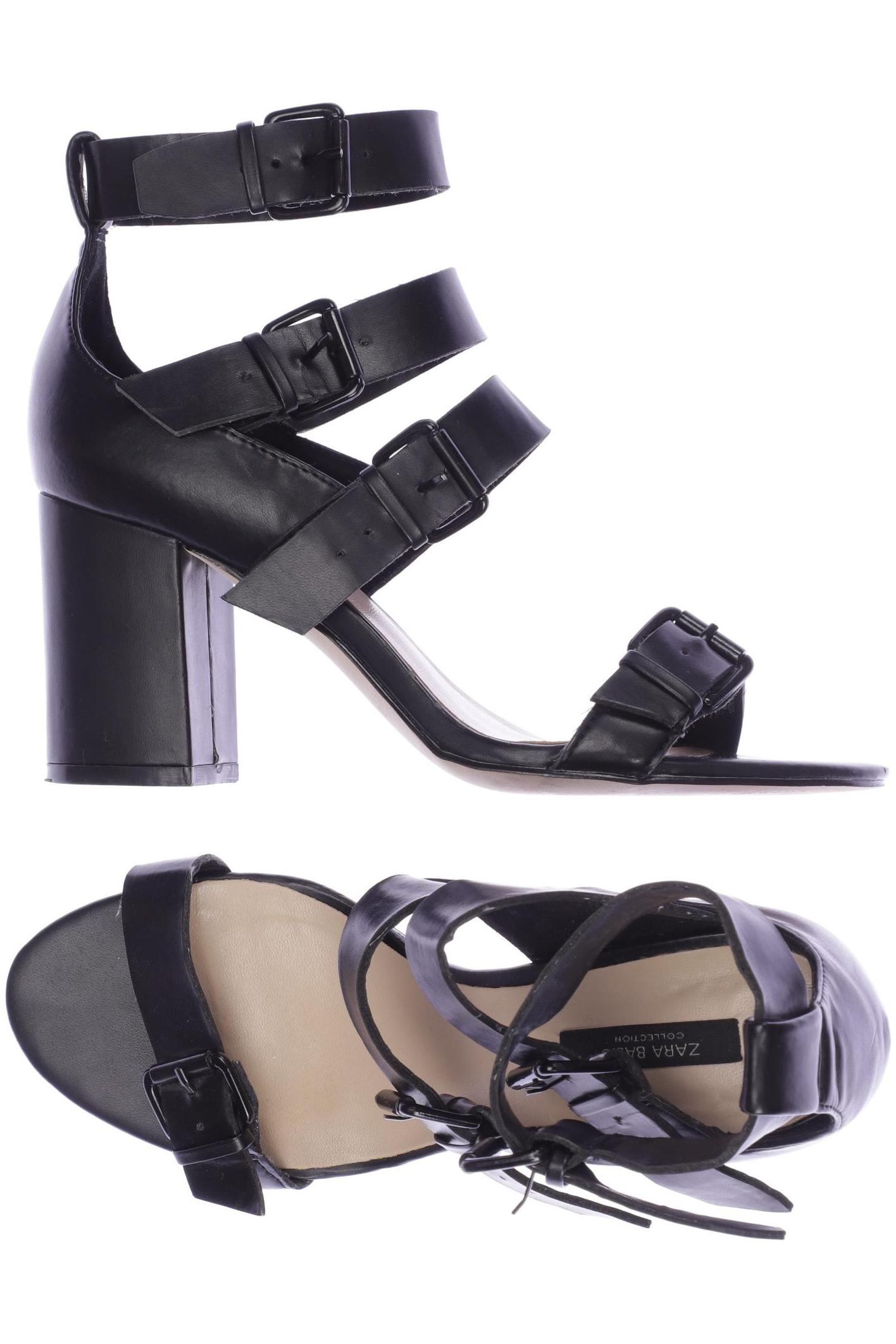 

Zara Damen Sandale, schwarz, Gr. 37