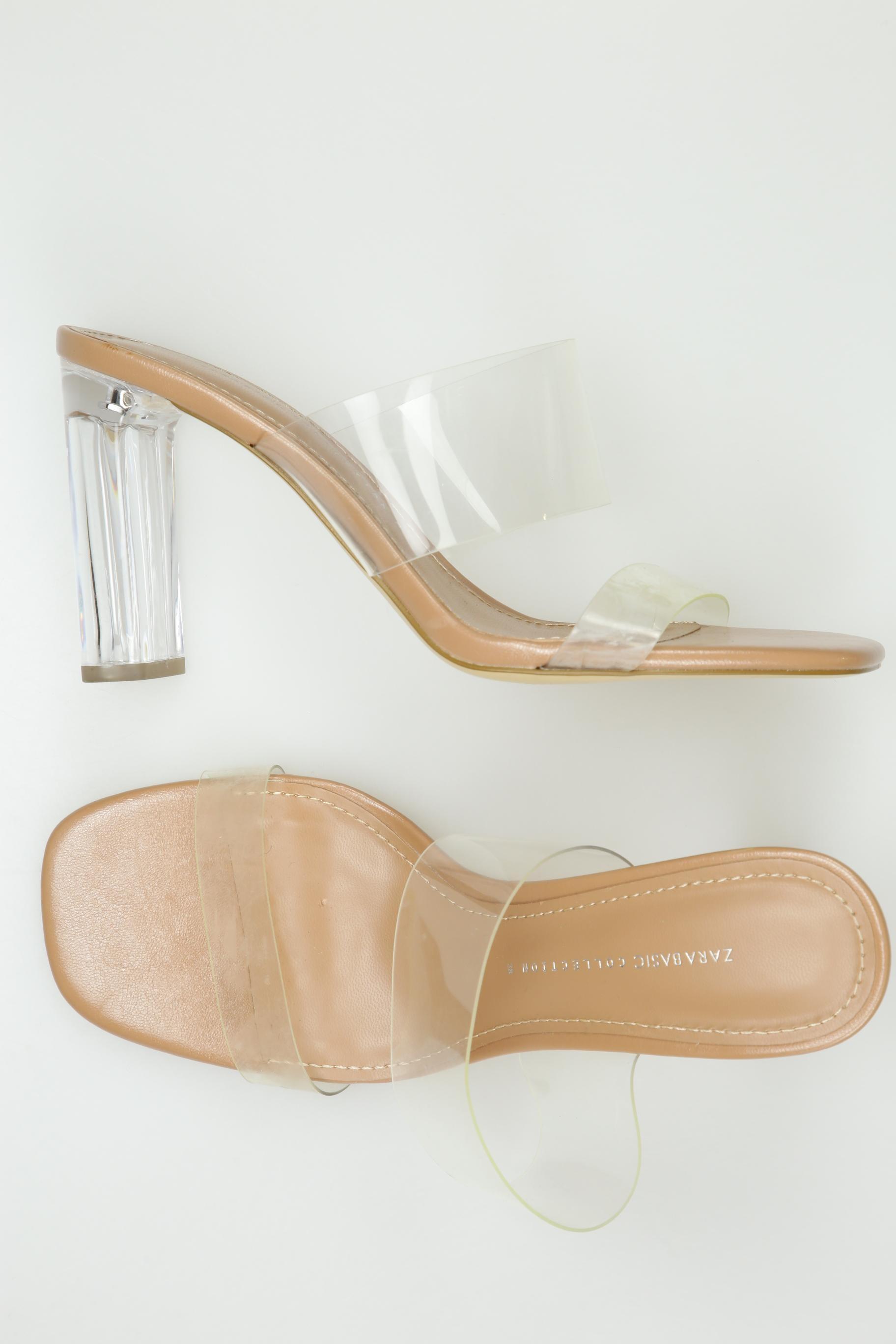 

Zara Damen Sandale, beige, Gr. 38