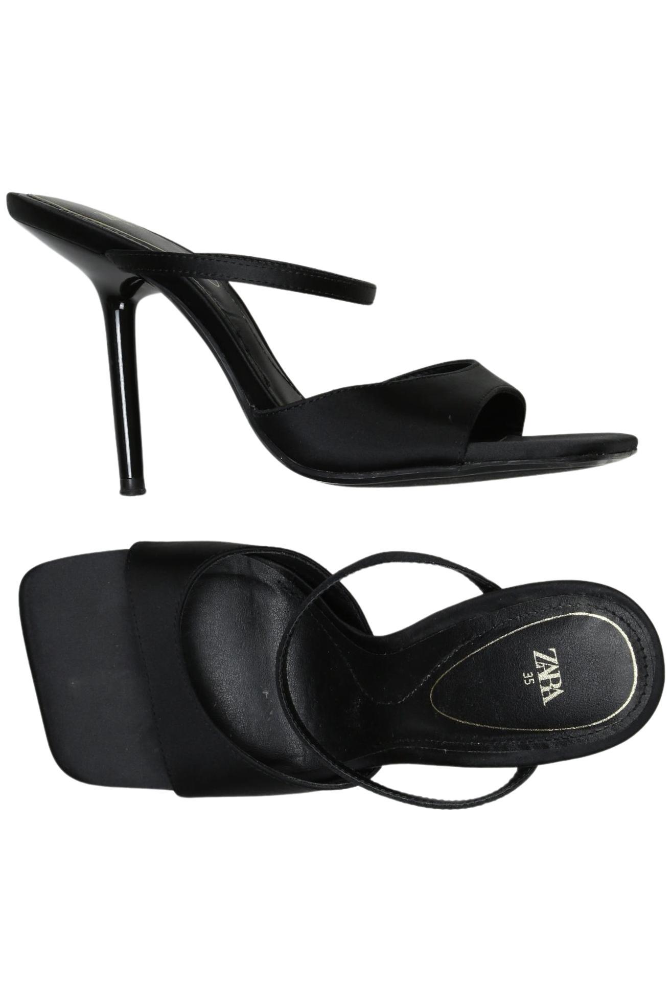 

Zara Damen Sandale, schwarz, Gr. 36