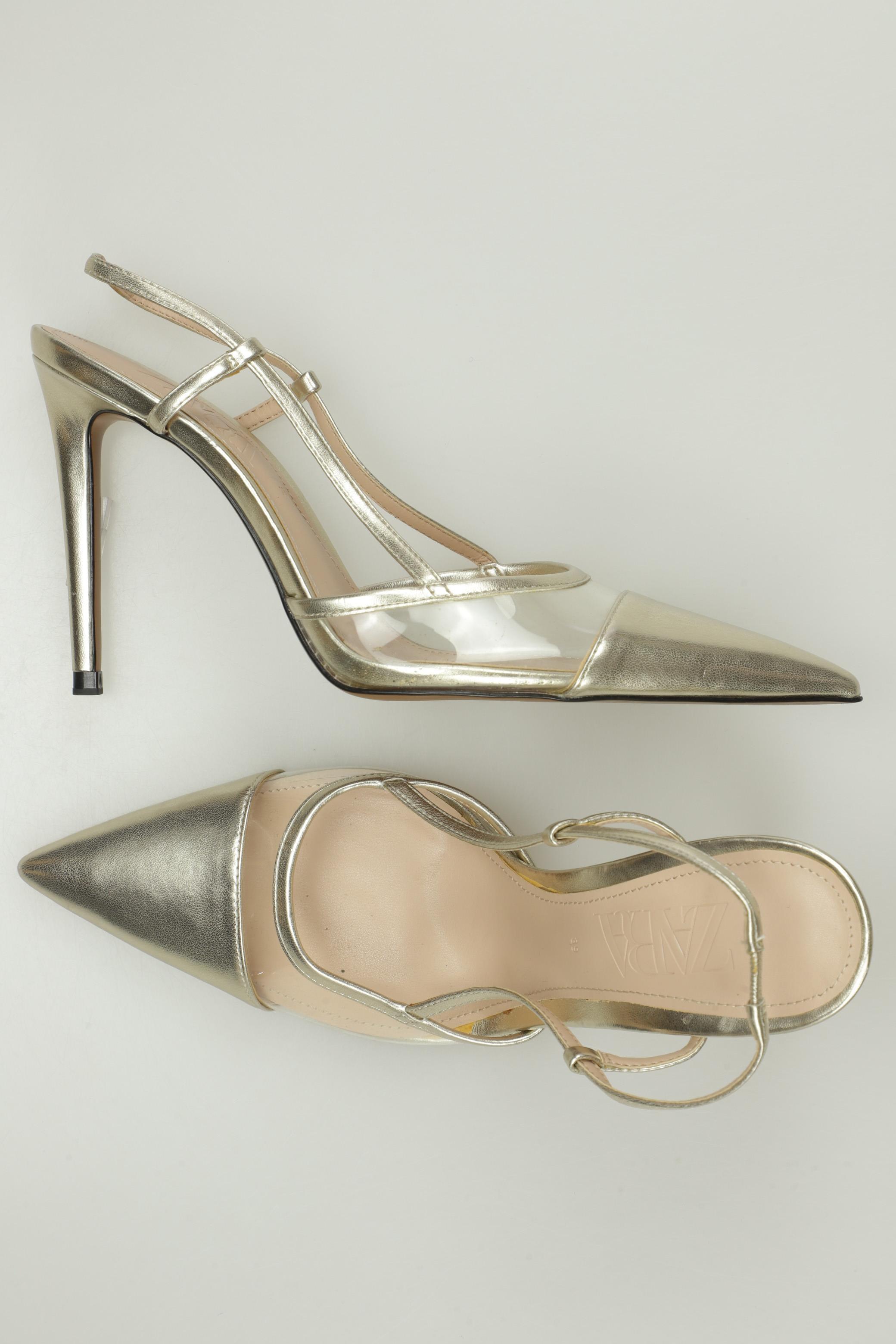 

Zara Damen Sandale, gold, Gr. 39