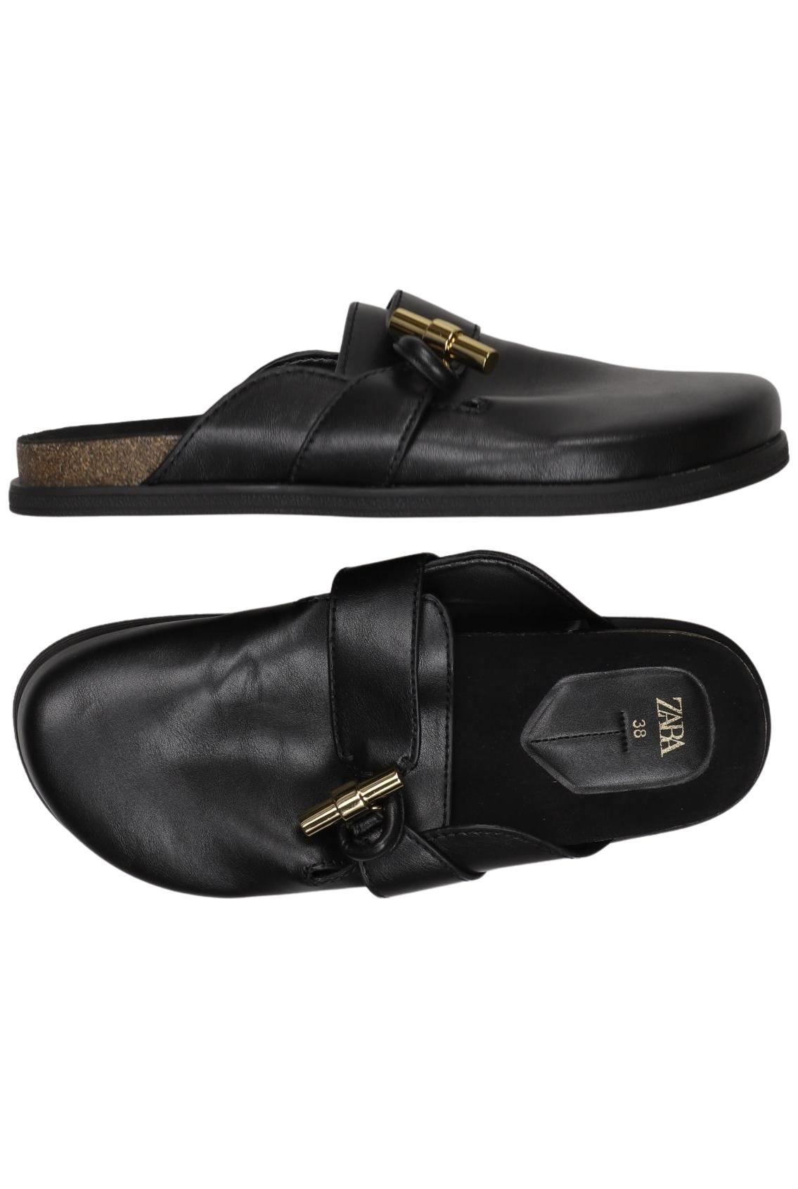 

Zara Damen Sandale, schwarz, Gr. 38