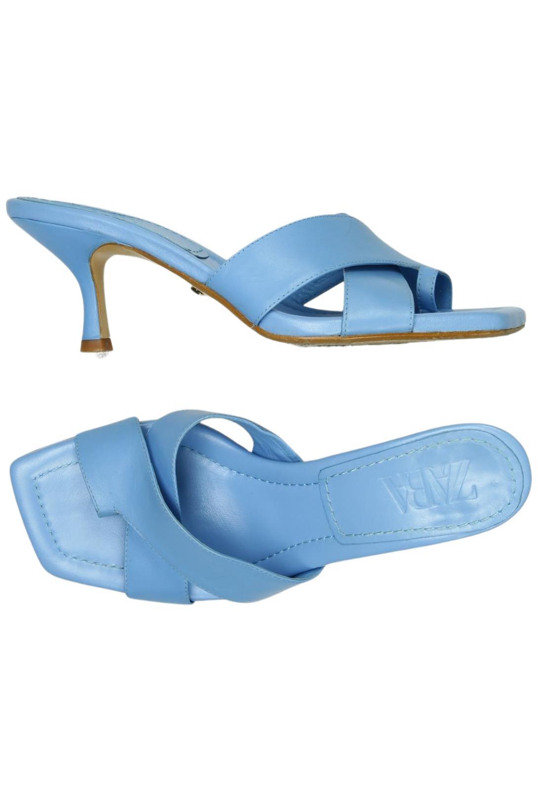 

Zara Damen Sandale, hellblau, Gr. 41