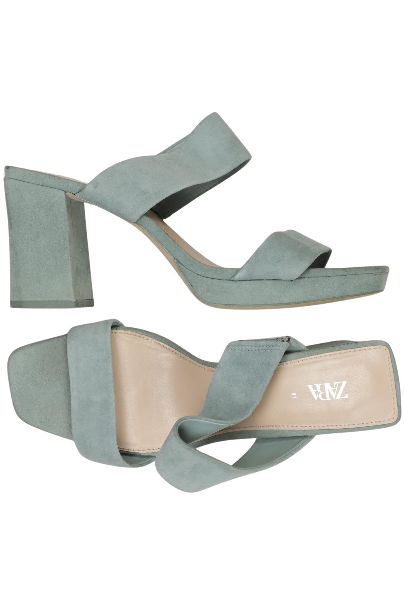 

Zara Damen Sandale, türkis, Gr. 41