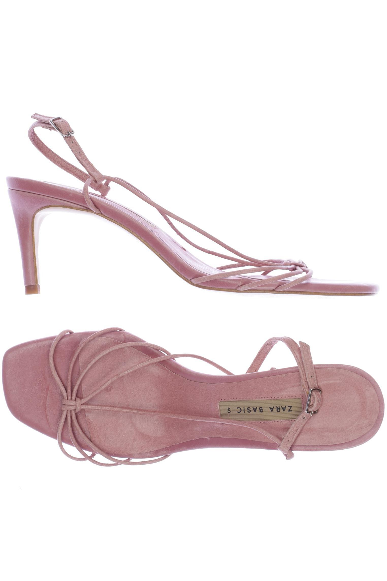 

ZARA Damen Sandale, pink