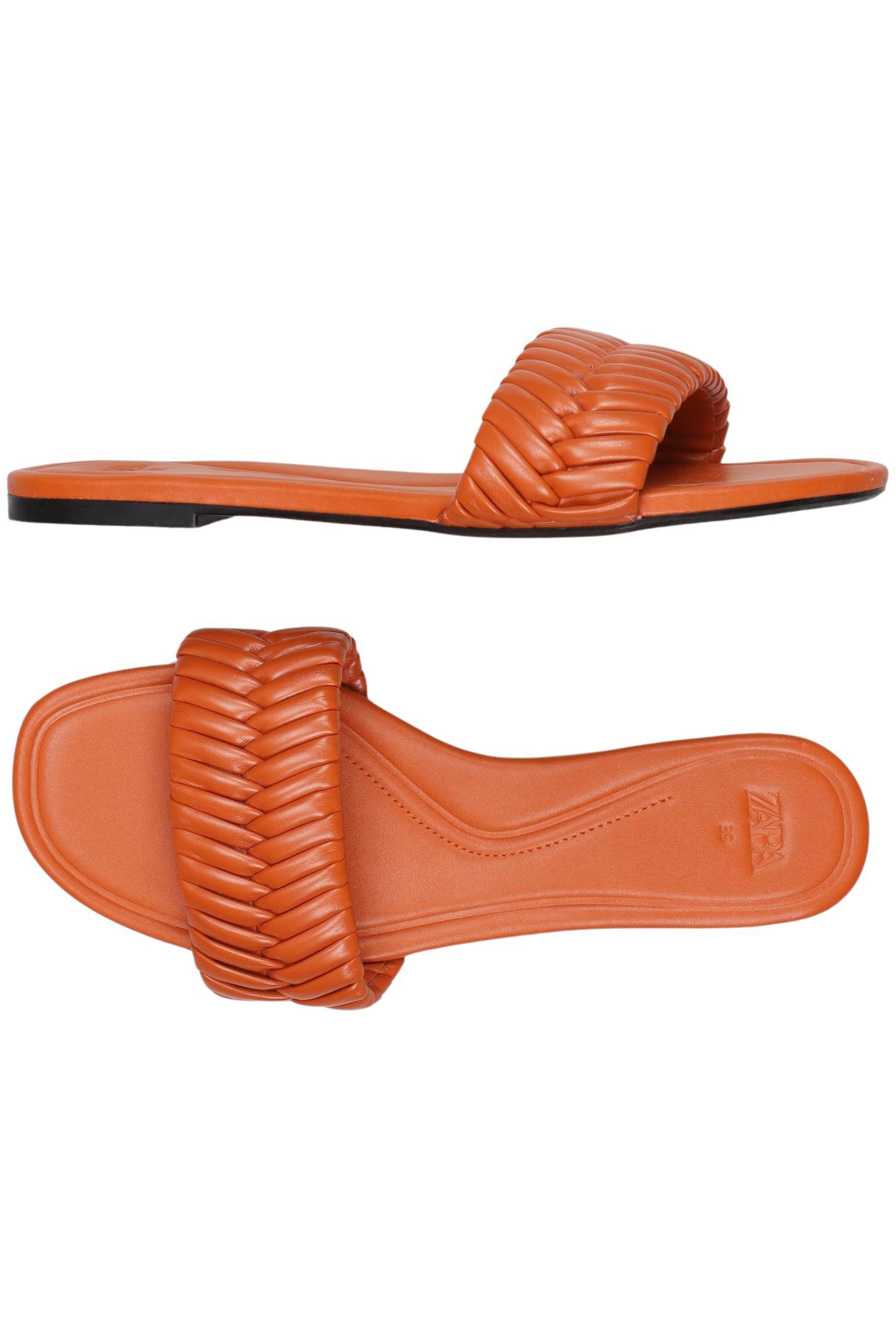 

Zara Damen Sandale, orange, Gr. 39