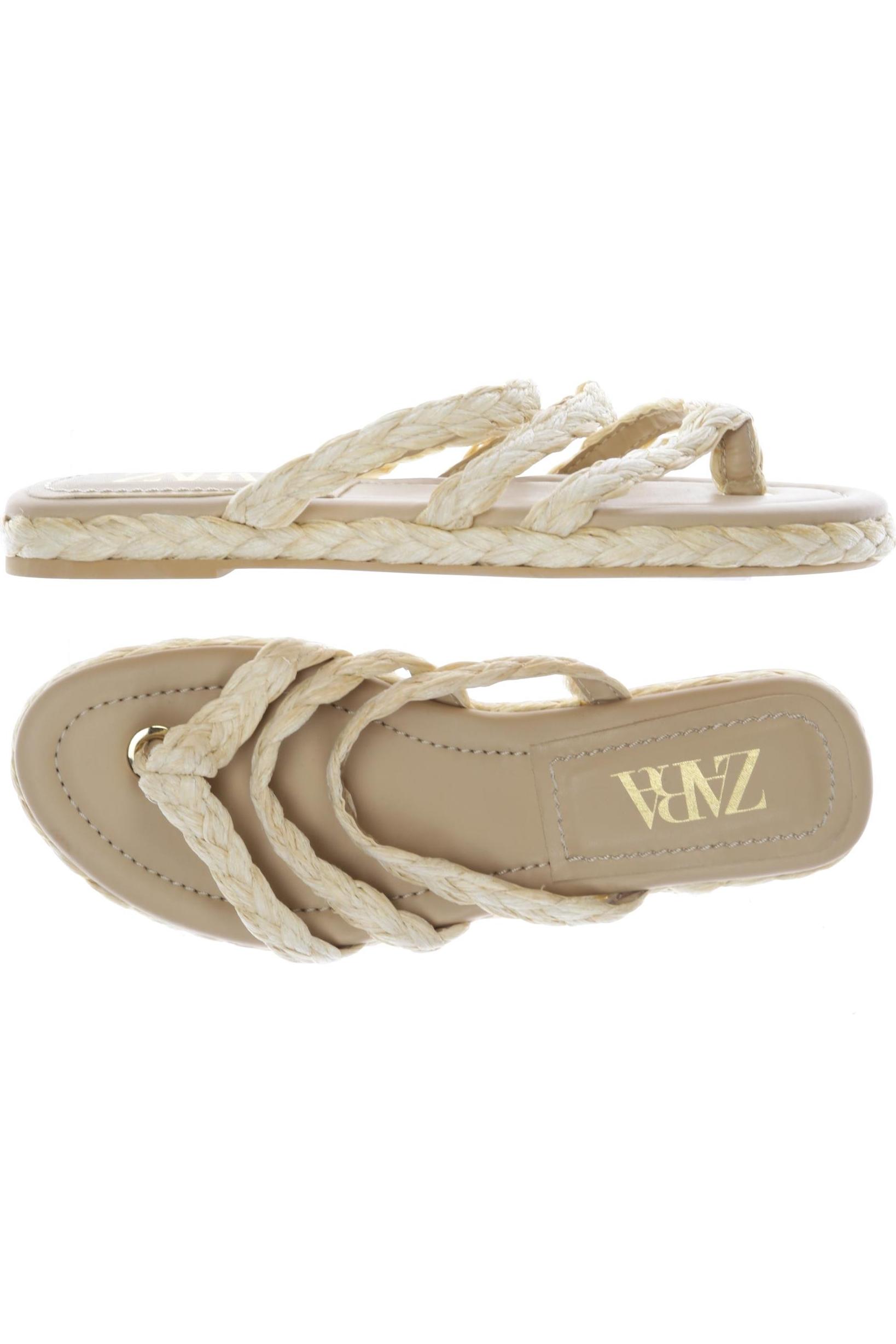 

Zara Damen Sandale, beige, Gr. 39