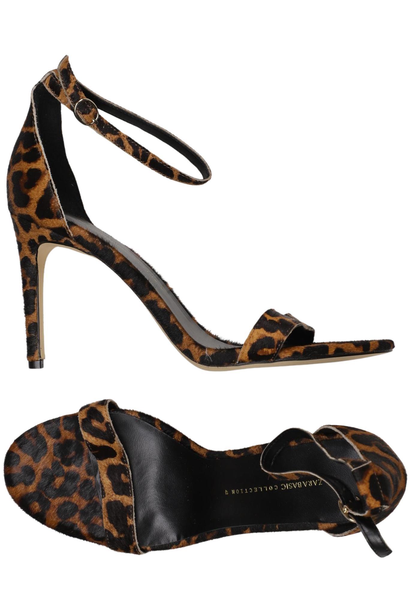 

Zara Damen Sandale, braun, Gr. 42