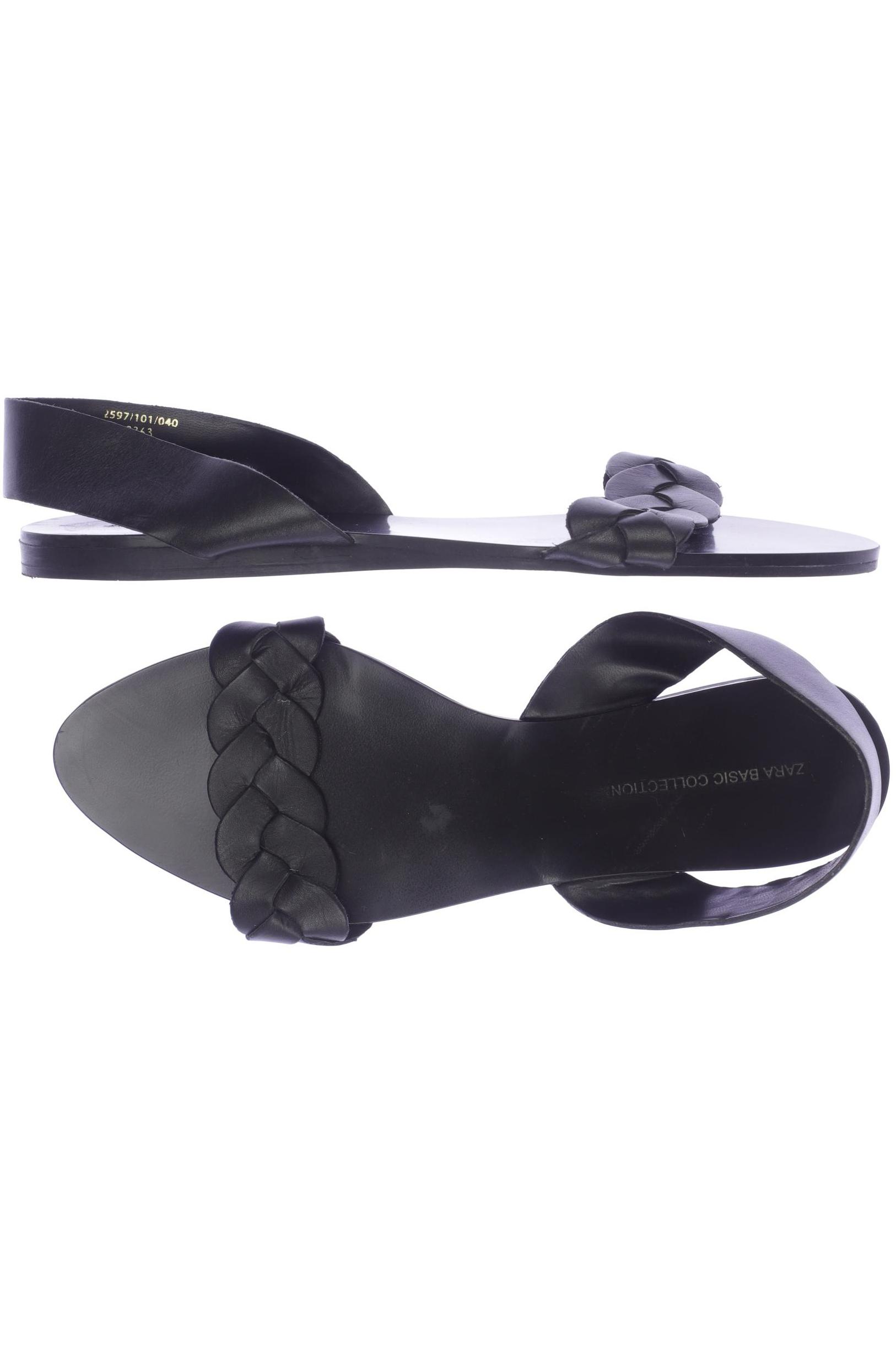 

Zara Damen Sandale, schwarz, Gr. 37