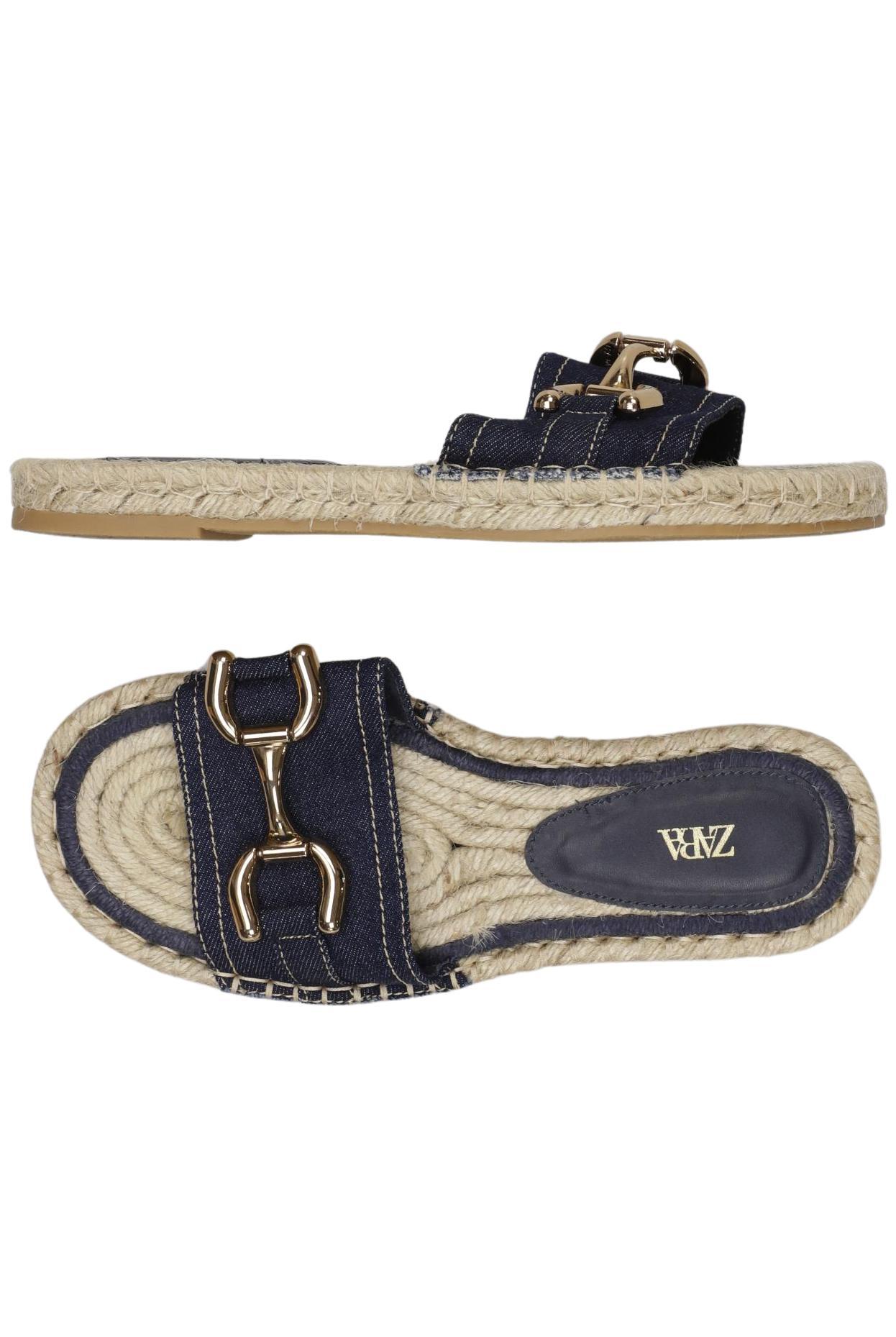 

Zara Damen Sandale, marineblau, Gr. 36