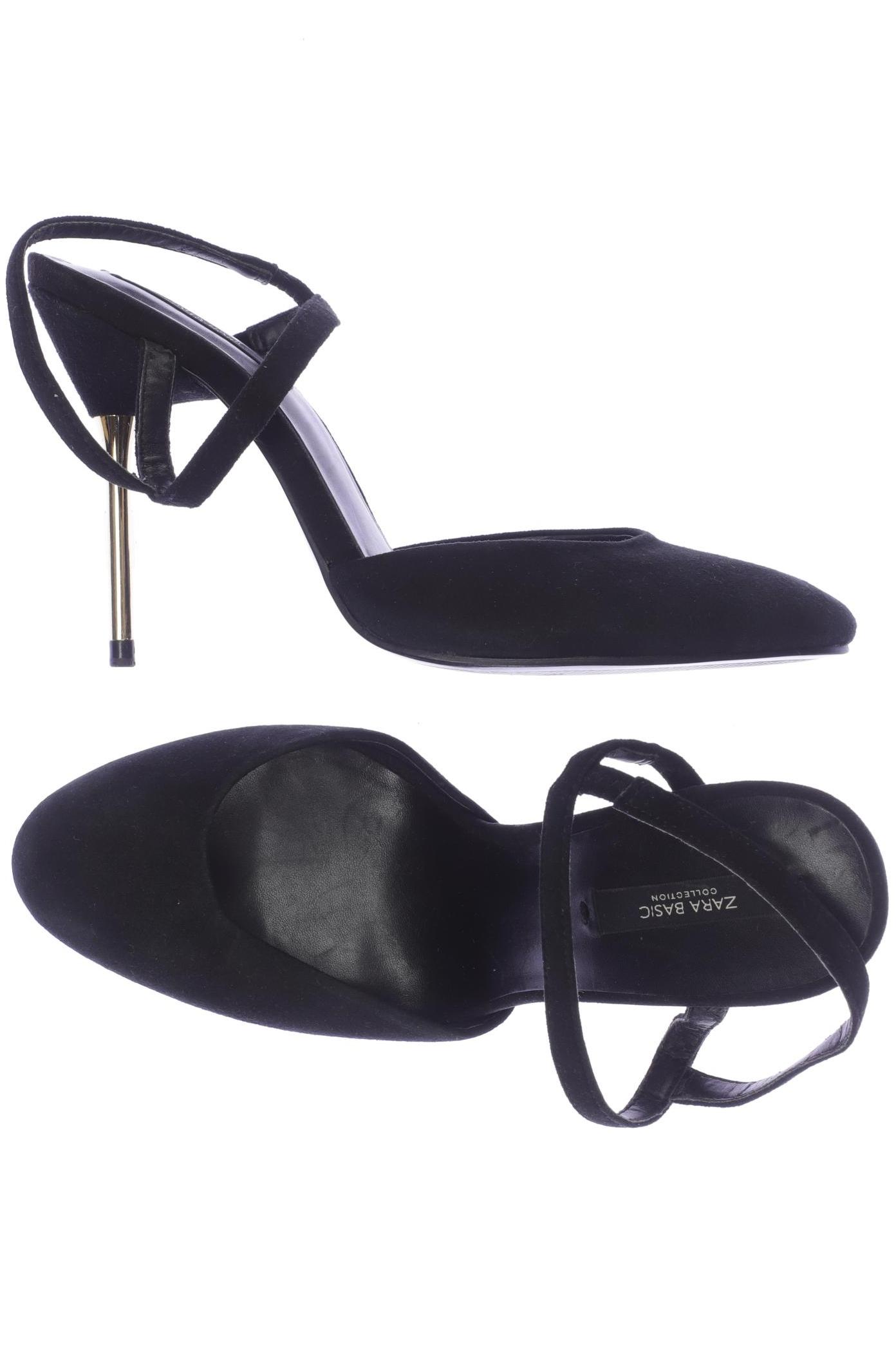 

Zara Damen Sandale, schwarz, Gr. 38