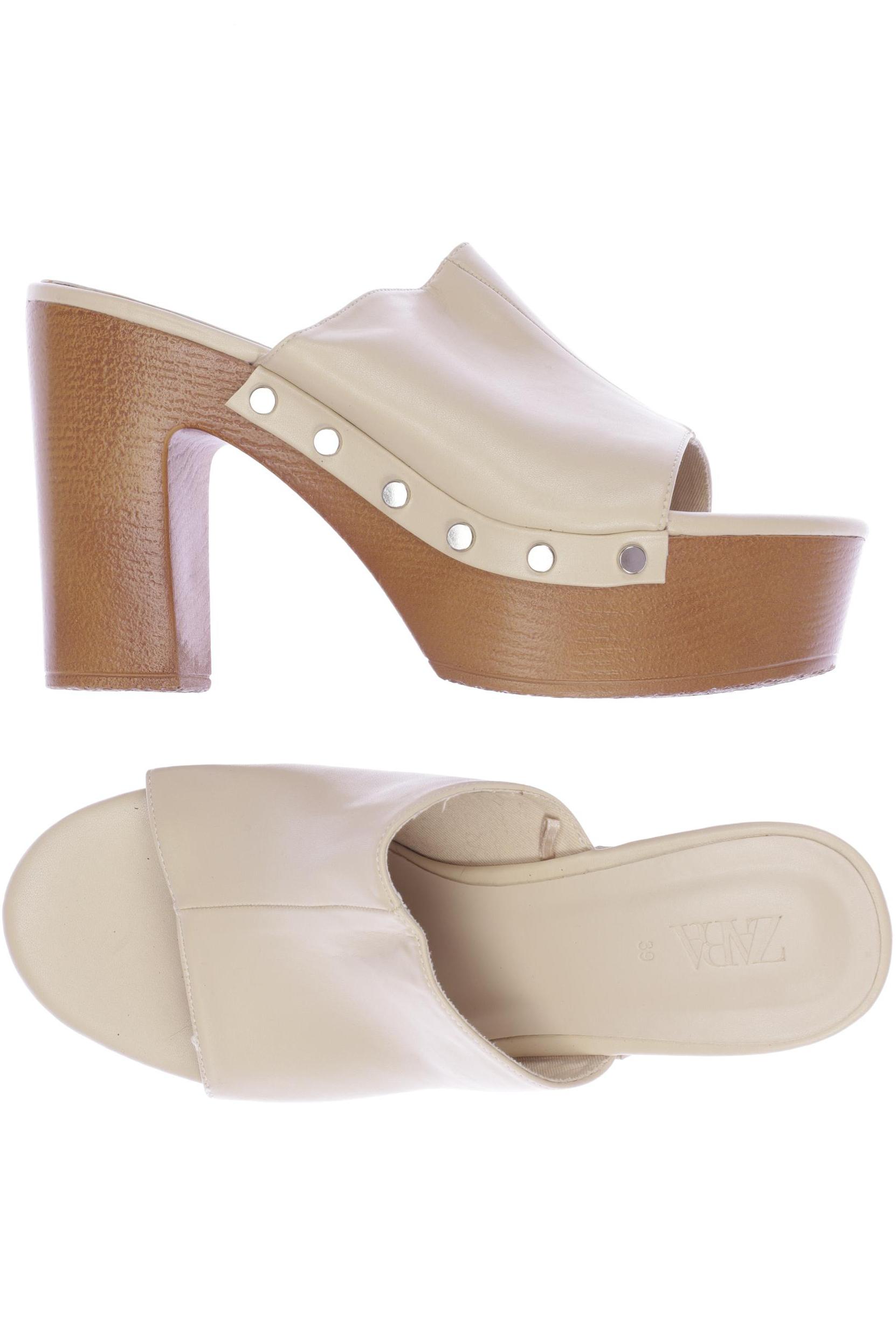 

ZARA Damen Sandale, beige