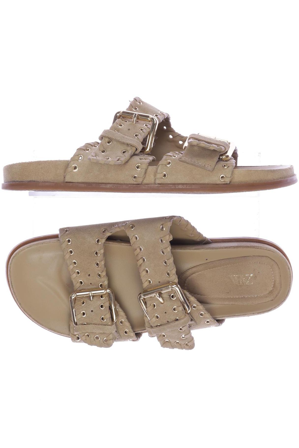 

Zara Damen Sandale, beige, Gr. 38