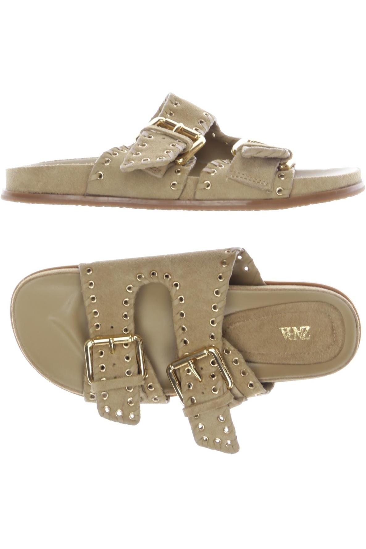 

Zara Damen Sandale, beige, Gr. 36