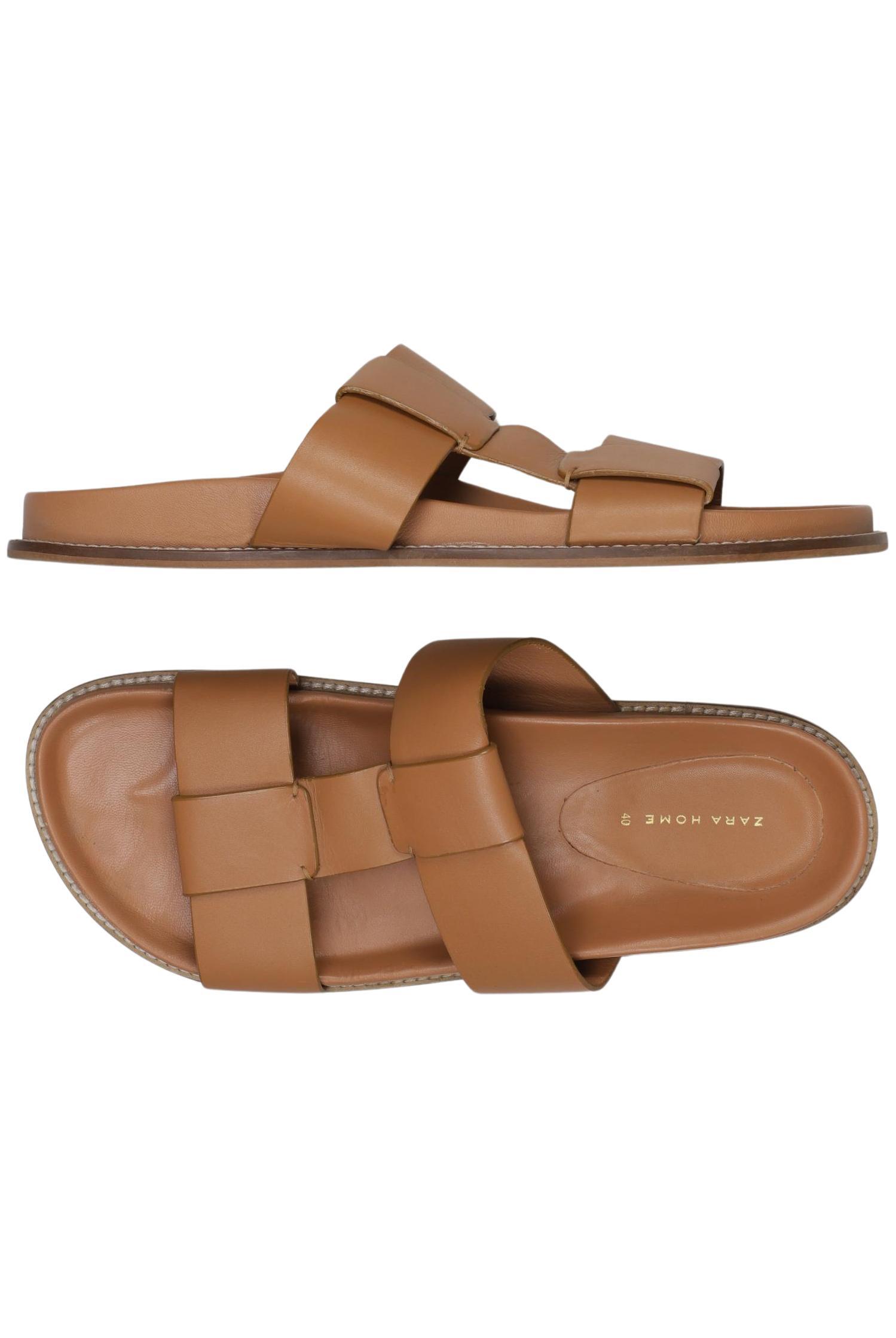 

Zara Damen Sandale, braun, Gr. 40