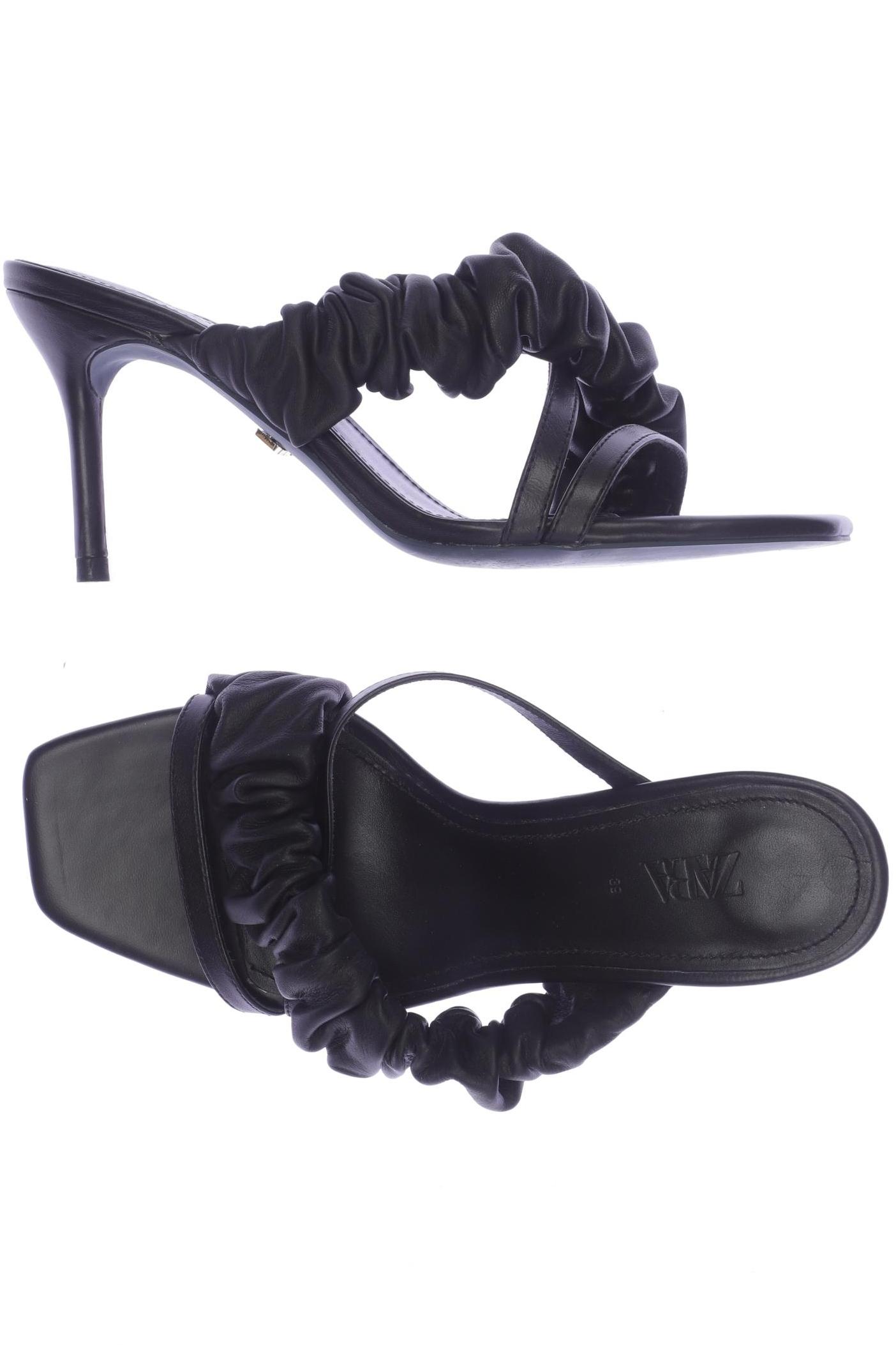 

Zara Damen Sandale, schwarz, Gr. 39