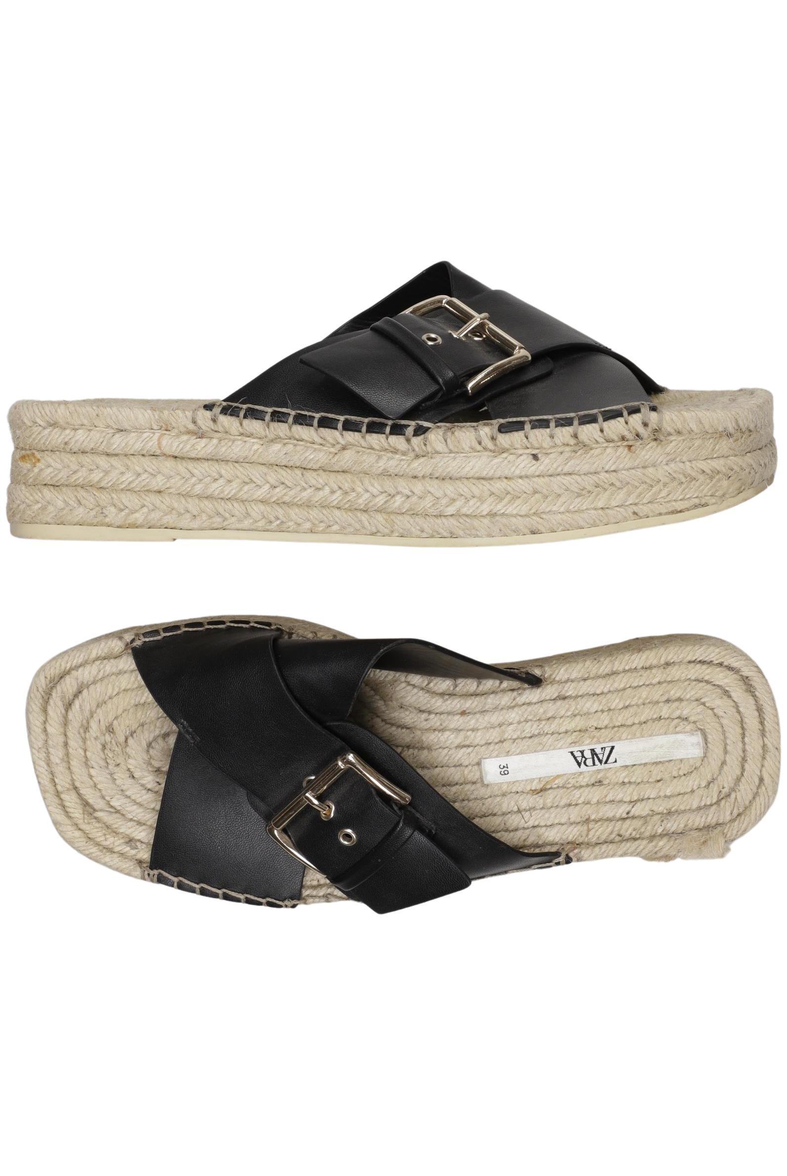 

Zara Damen Sandale, schwarz, Gr. 39