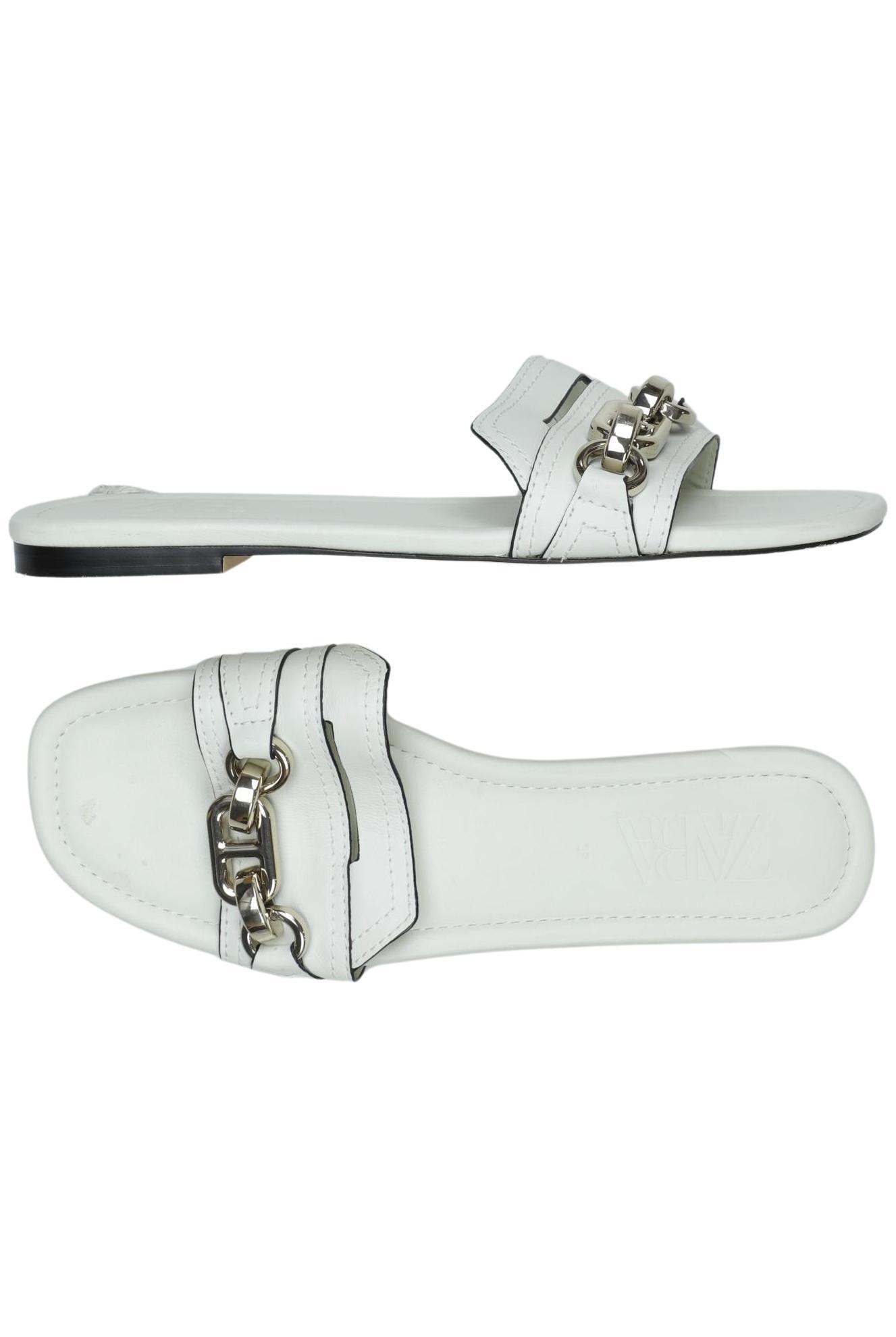 

Zara Damen Sandale, weiß, Gr. 39