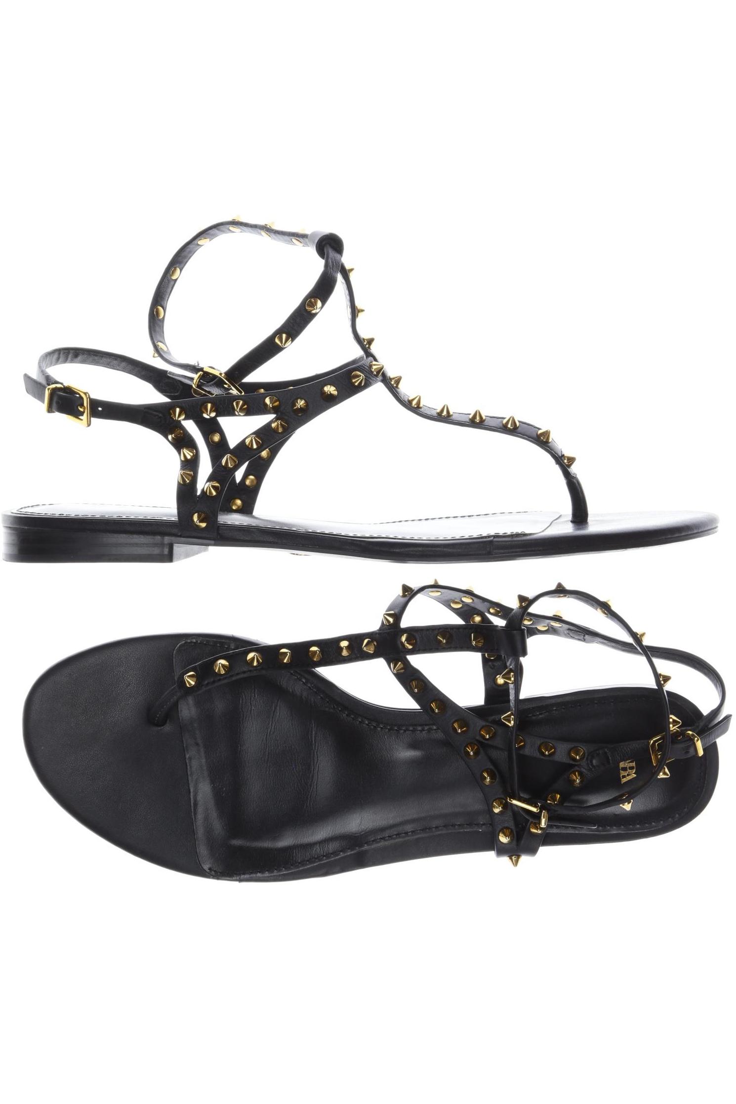 

Zara Damen Sandale, schwarz, Gr. 41
