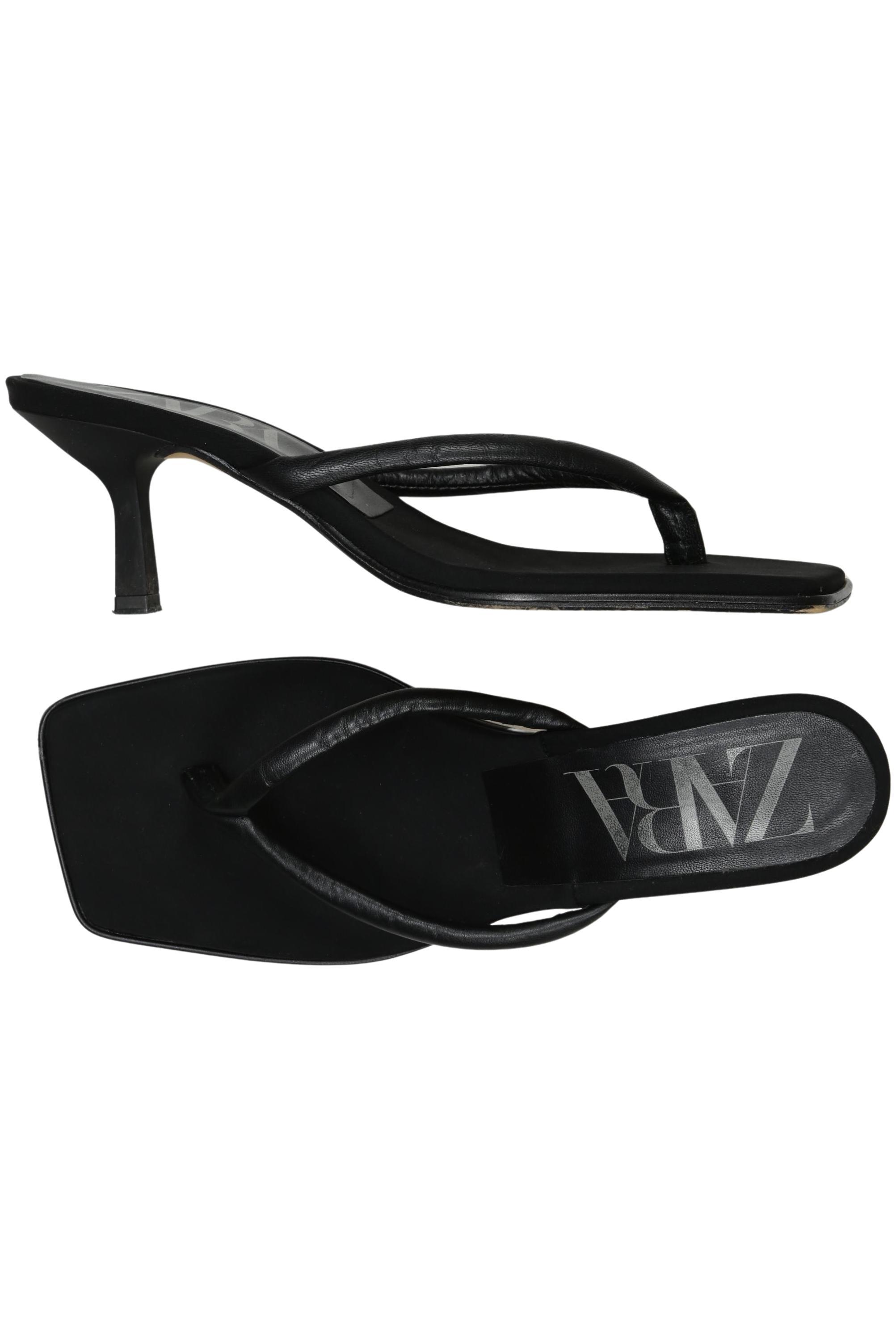 

Zara Damen Sandale, schwarz, Gr. 41