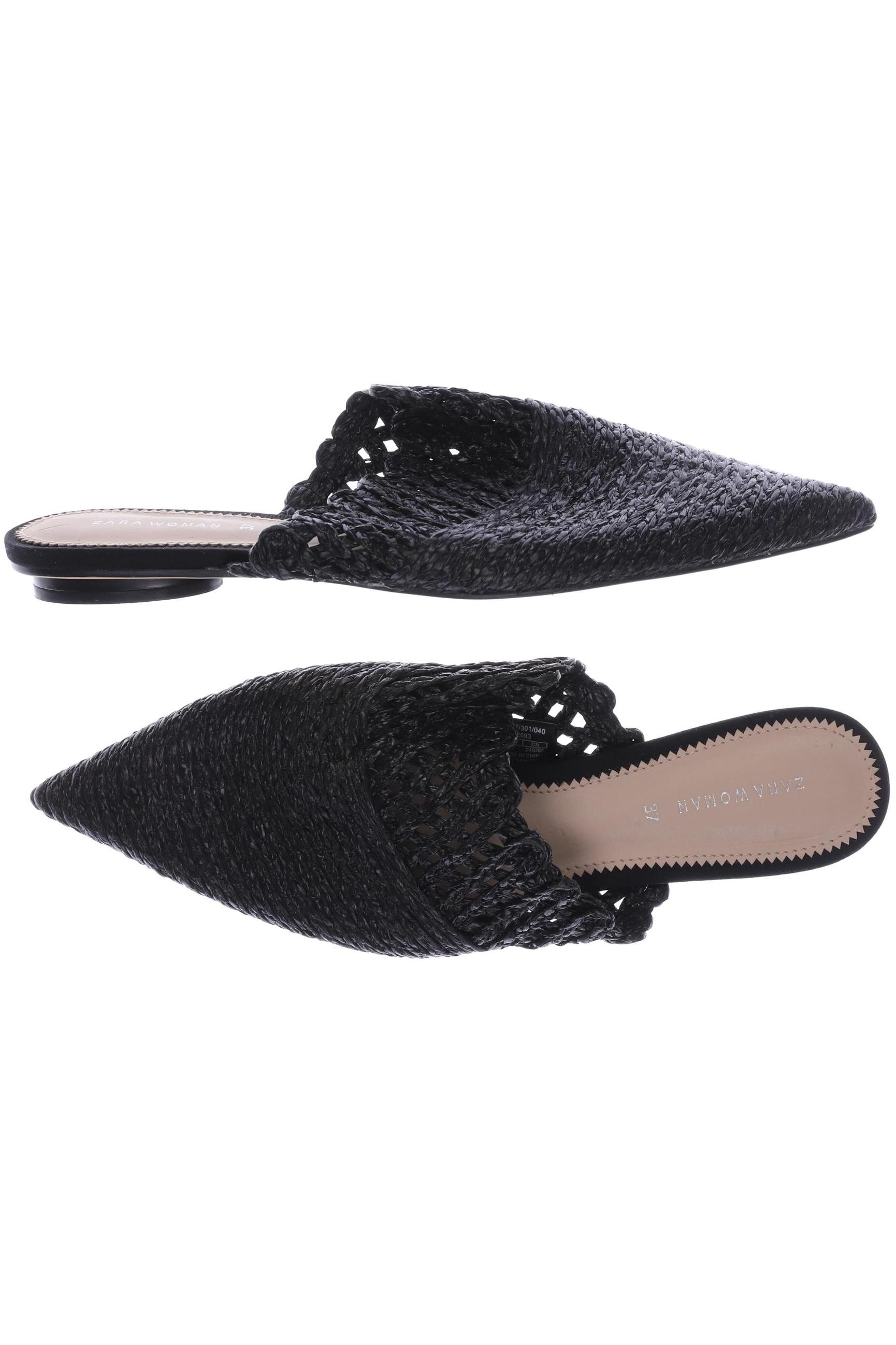 

Zara Damen Sandale, schwarz, Gr. 37
