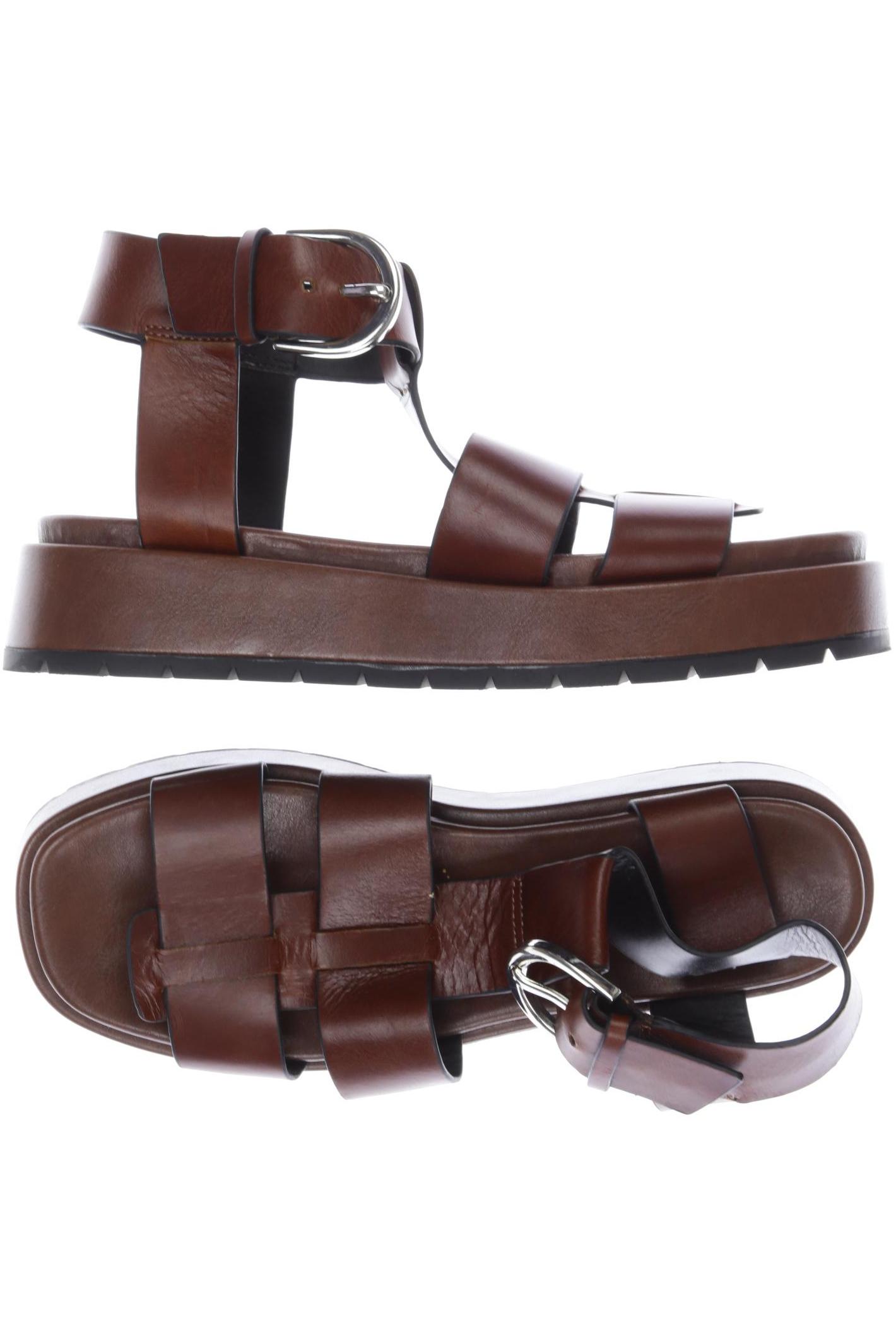 

Zara Damen Sandale, braun, Gr. 39