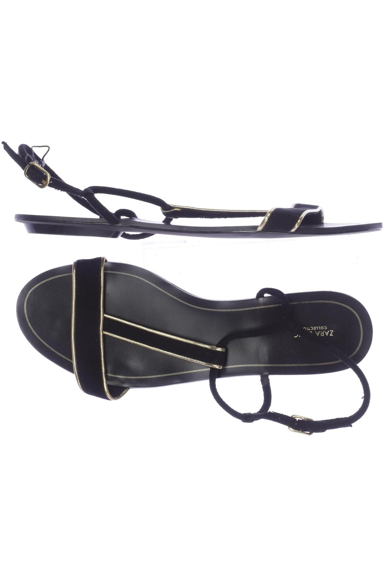 

Zara Damen Sandale, schwarz, Gr. 37