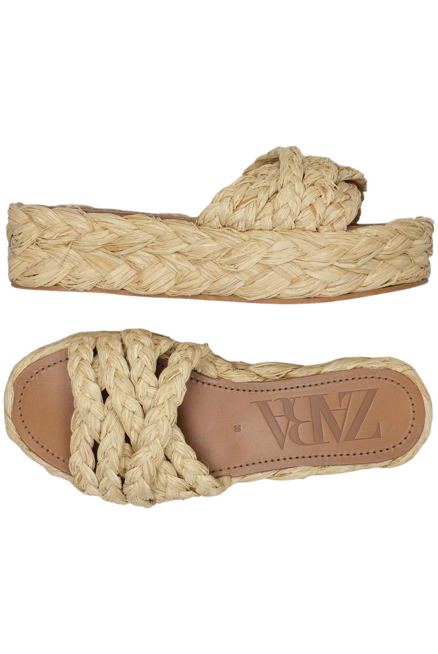 

Zara Damen Sandale, beige, Gr. 36