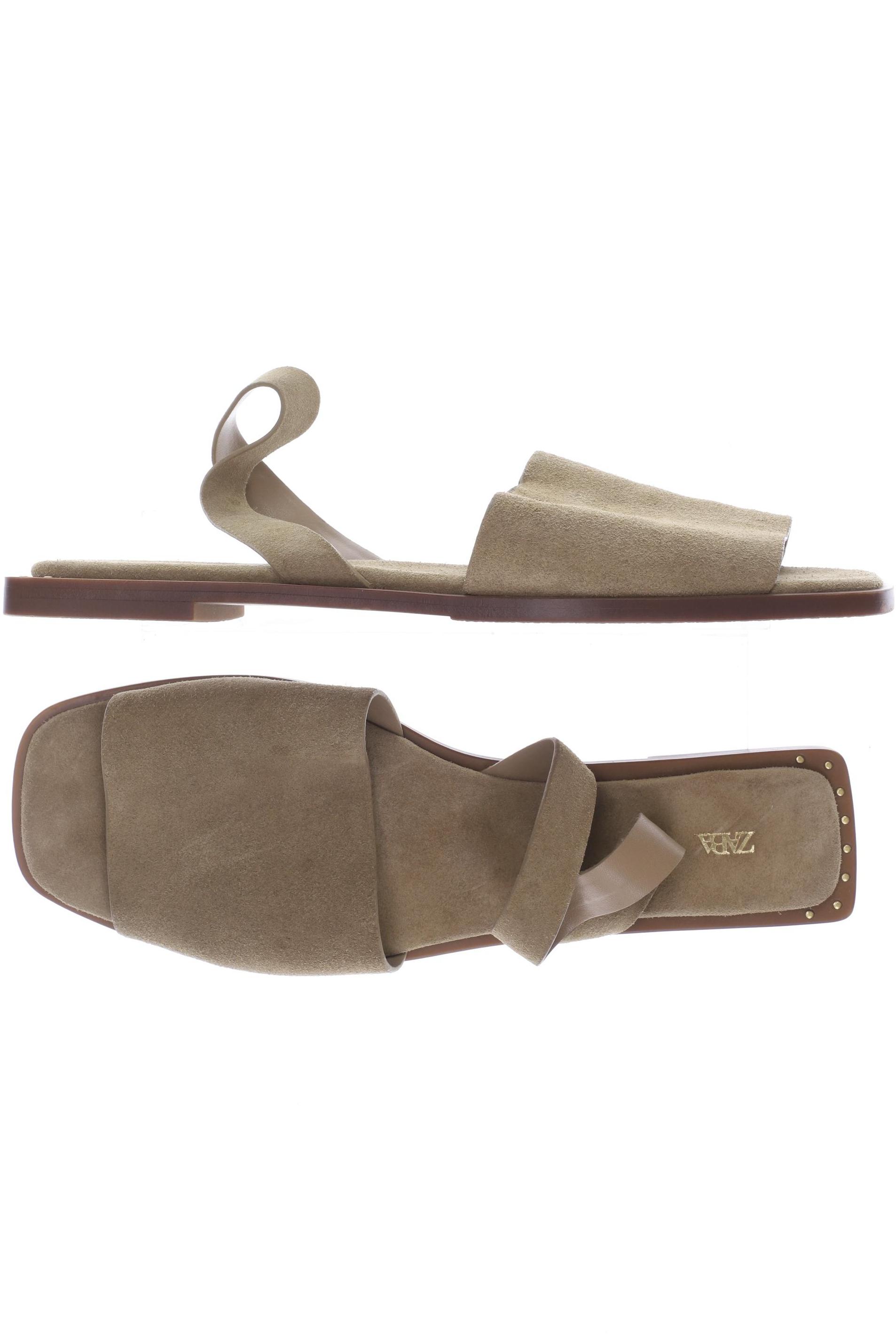 

Zara Damen Sandale, beige, Gr. 42