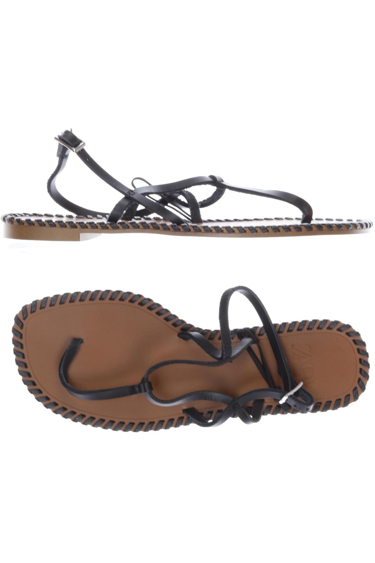 

Zara Damen Sandale, schwarz, Gr. 36