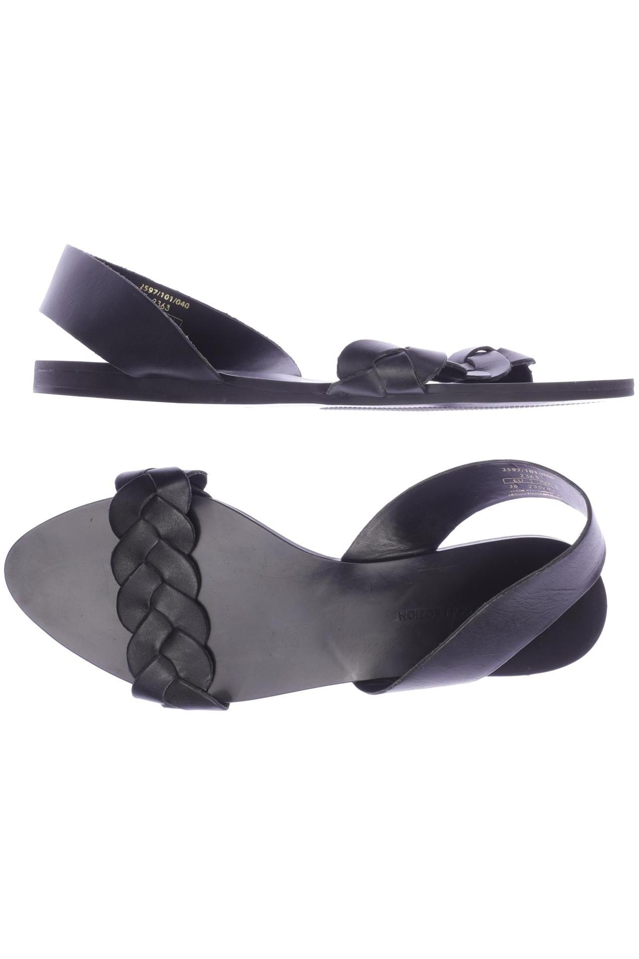 

ZARA Damen Sandale, schwarz