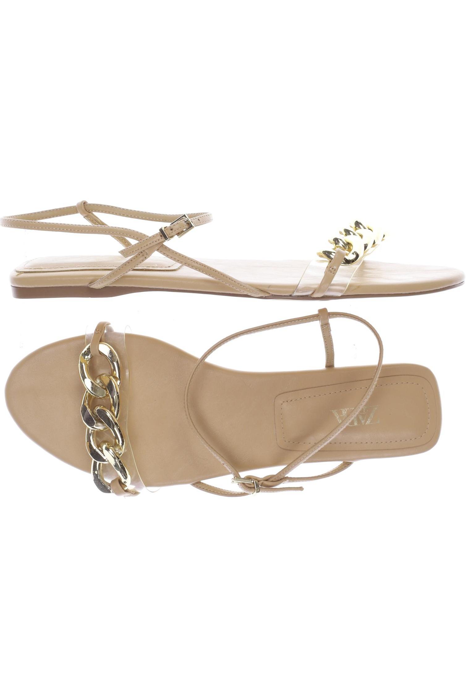 

Zara Damen Sandale, beige, Gr. 40