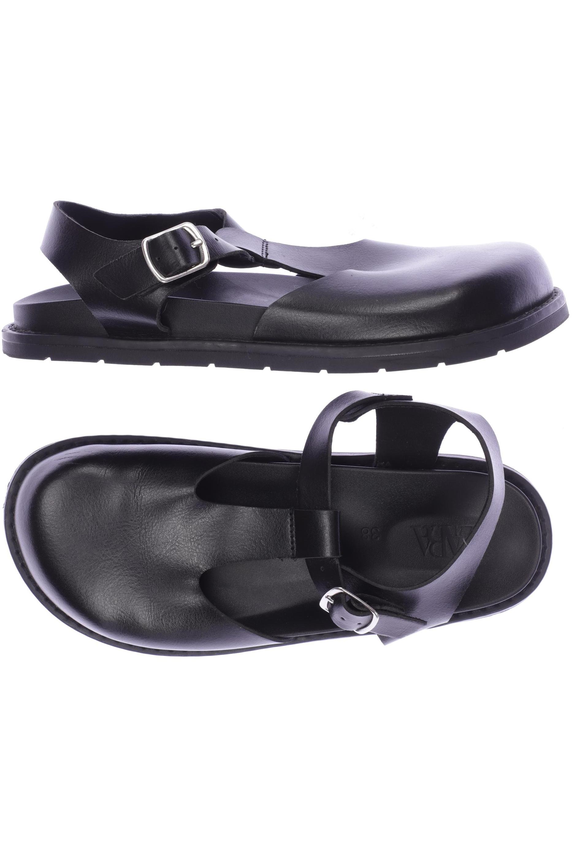 

Zara Damen Sandale, schwarz, Gr. 38