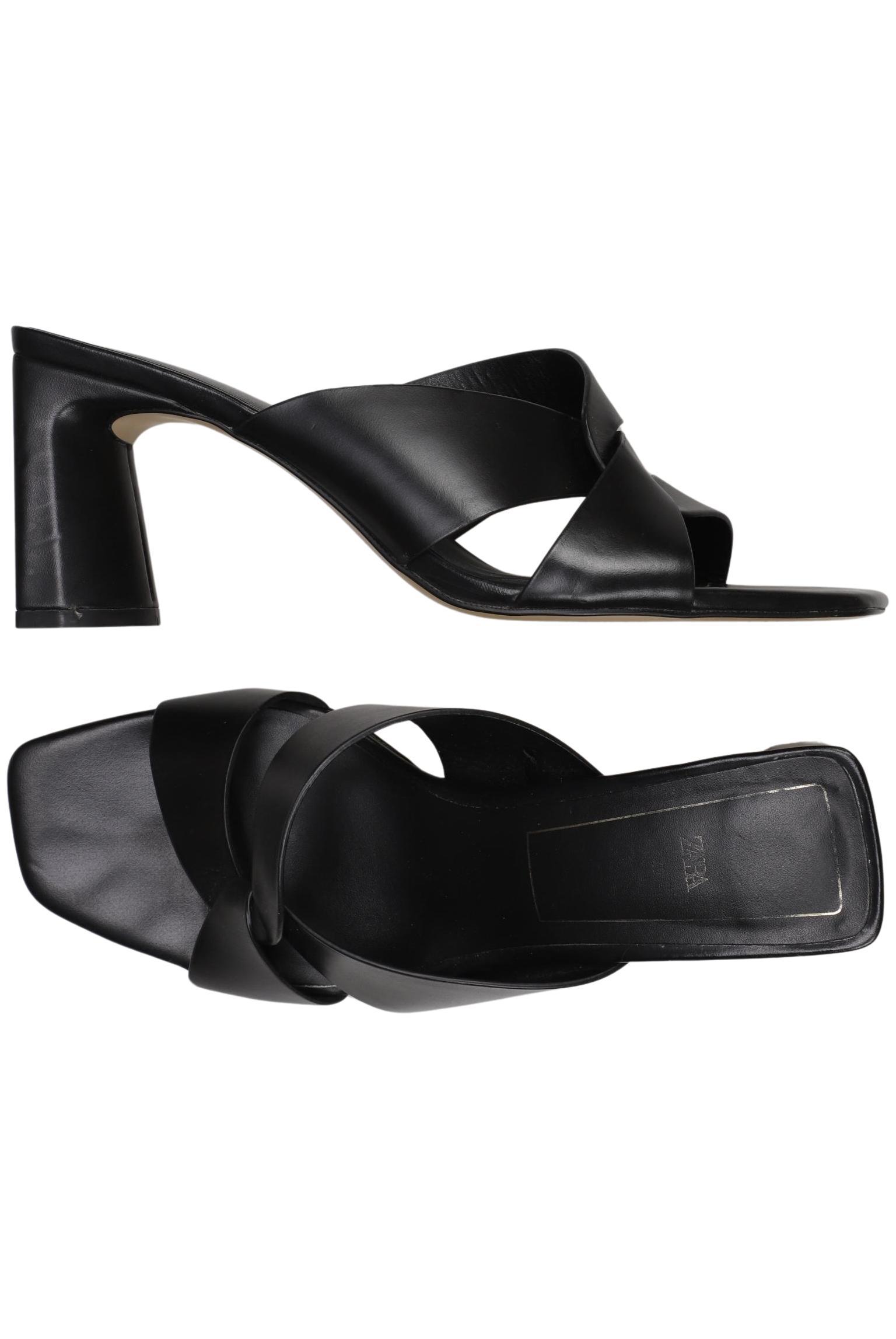 

Zara Damen Sandale, schwarz, Gr. 40