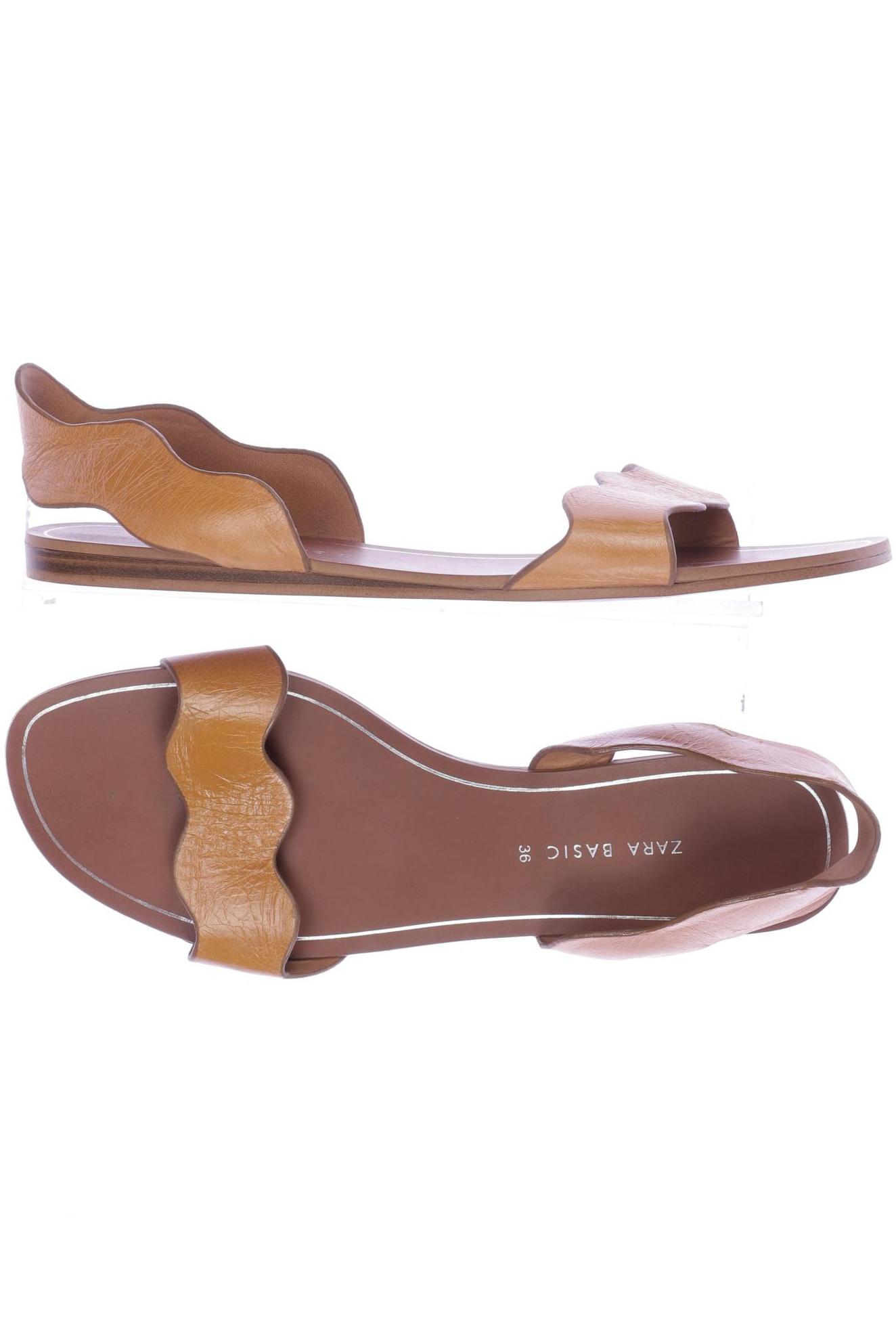 

Zara Damen Sandale, braun, Gr. 36